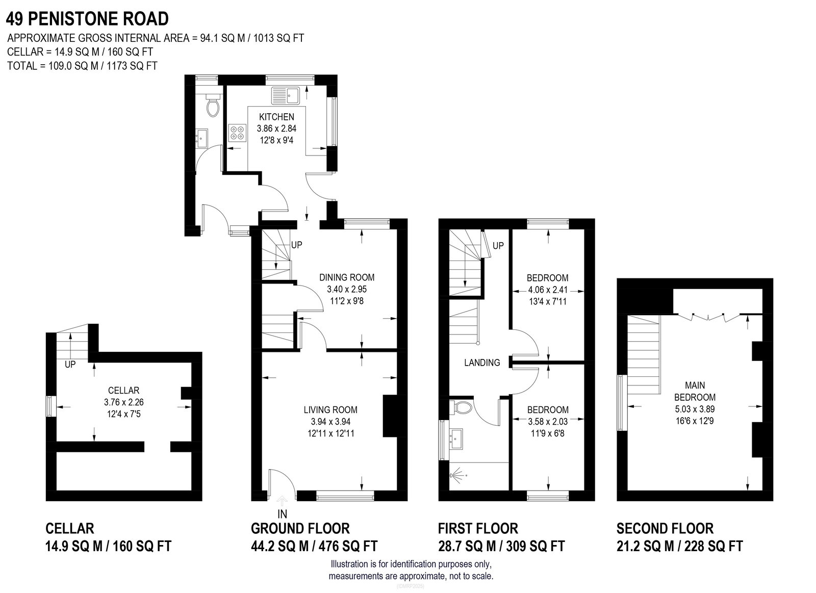 49, Penistone Road, Sheffield floorplan