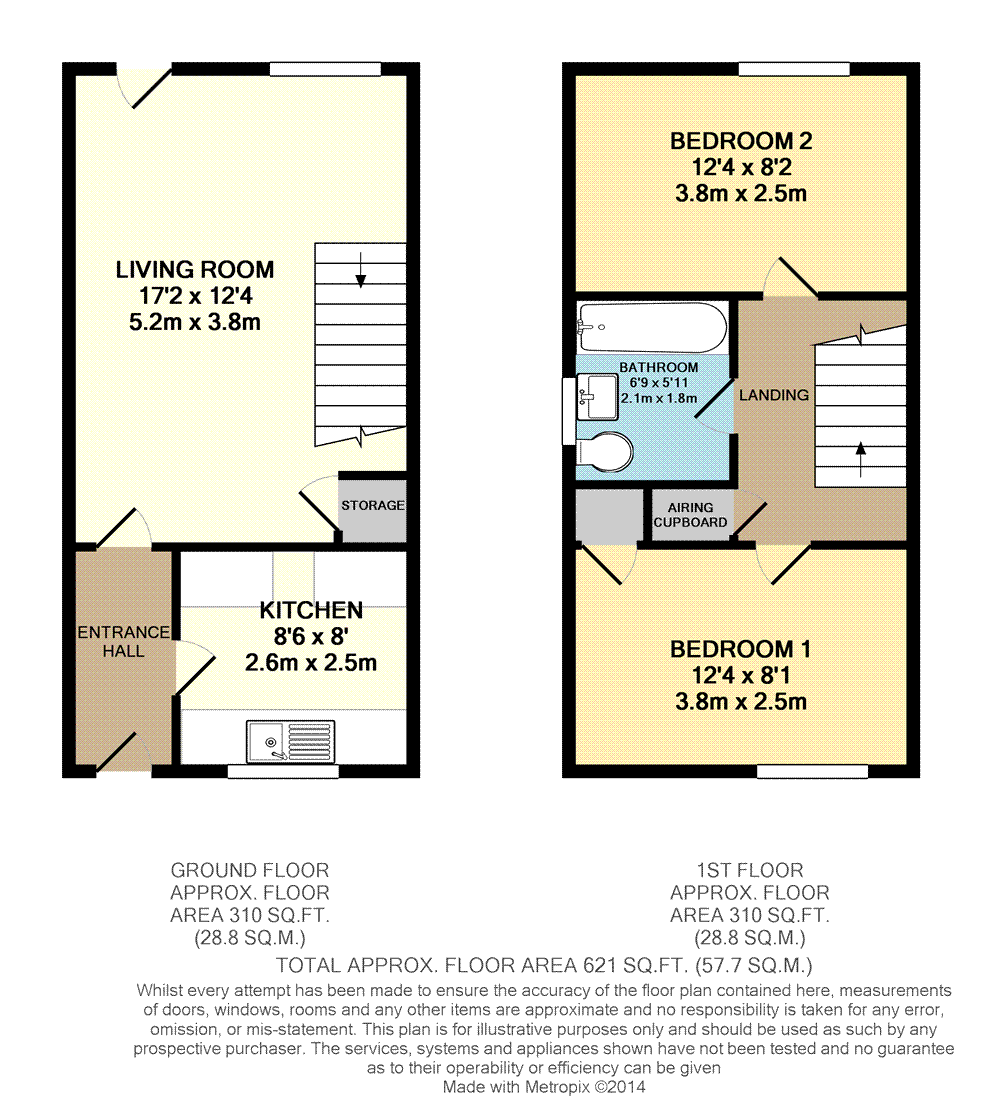 2 Bedrooms Semi-detached house to rent in Scrivens Mead, Thatcham, Reading, Berks RG19