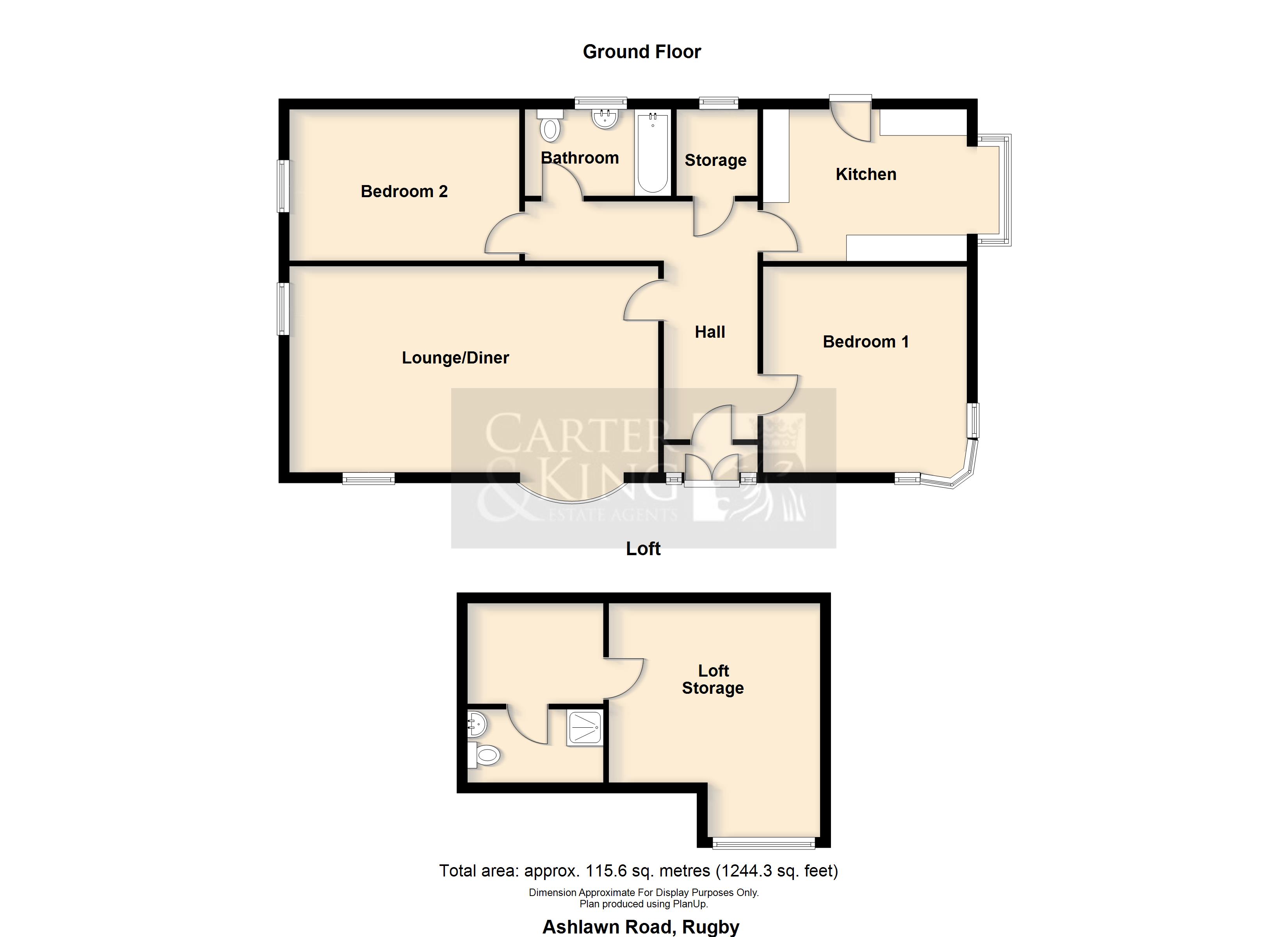 98, Ashlawn Road, Rugby floorplan