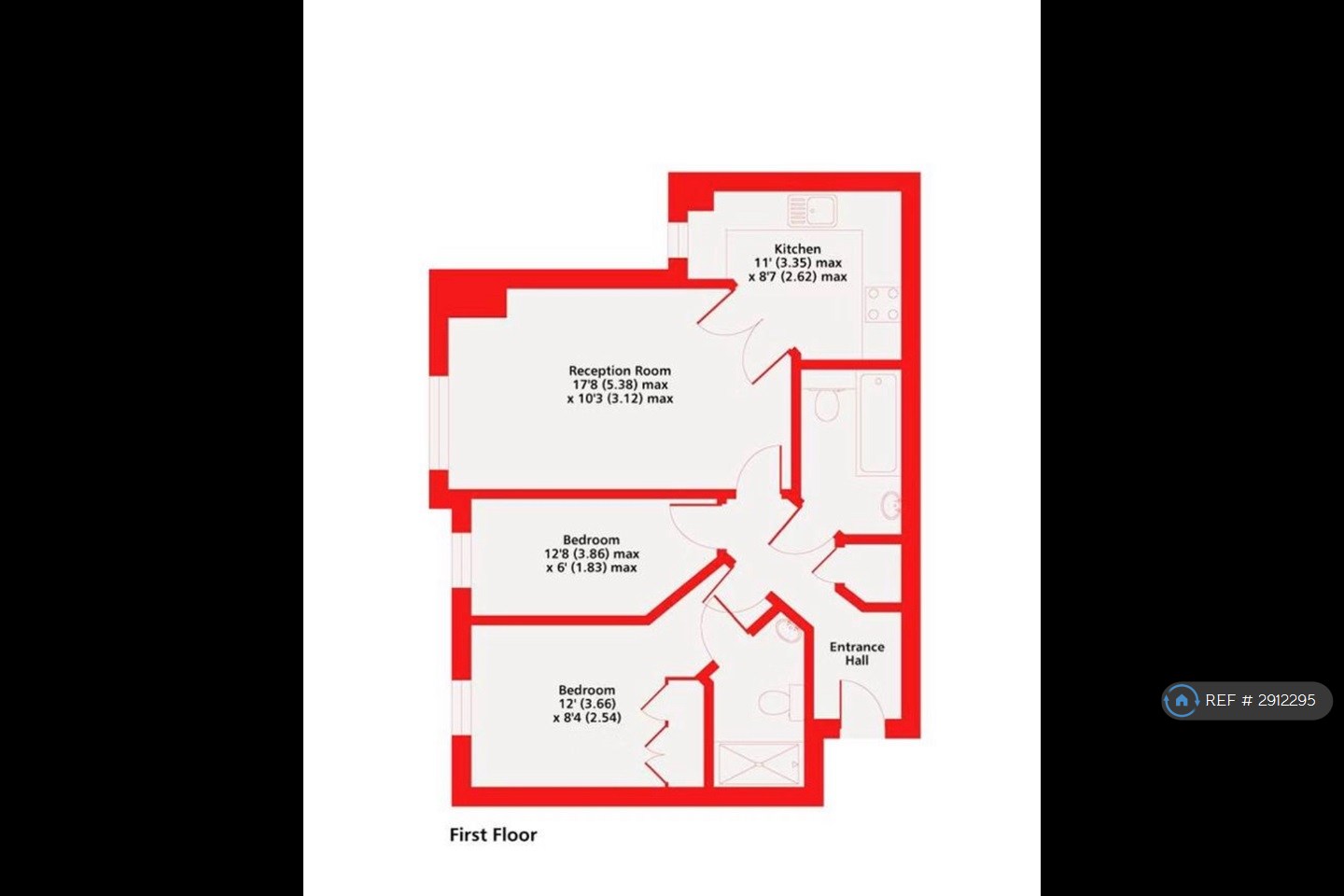 Flat, Sandringham Court Skerne Walk, Kingston Upon Thames floorplan