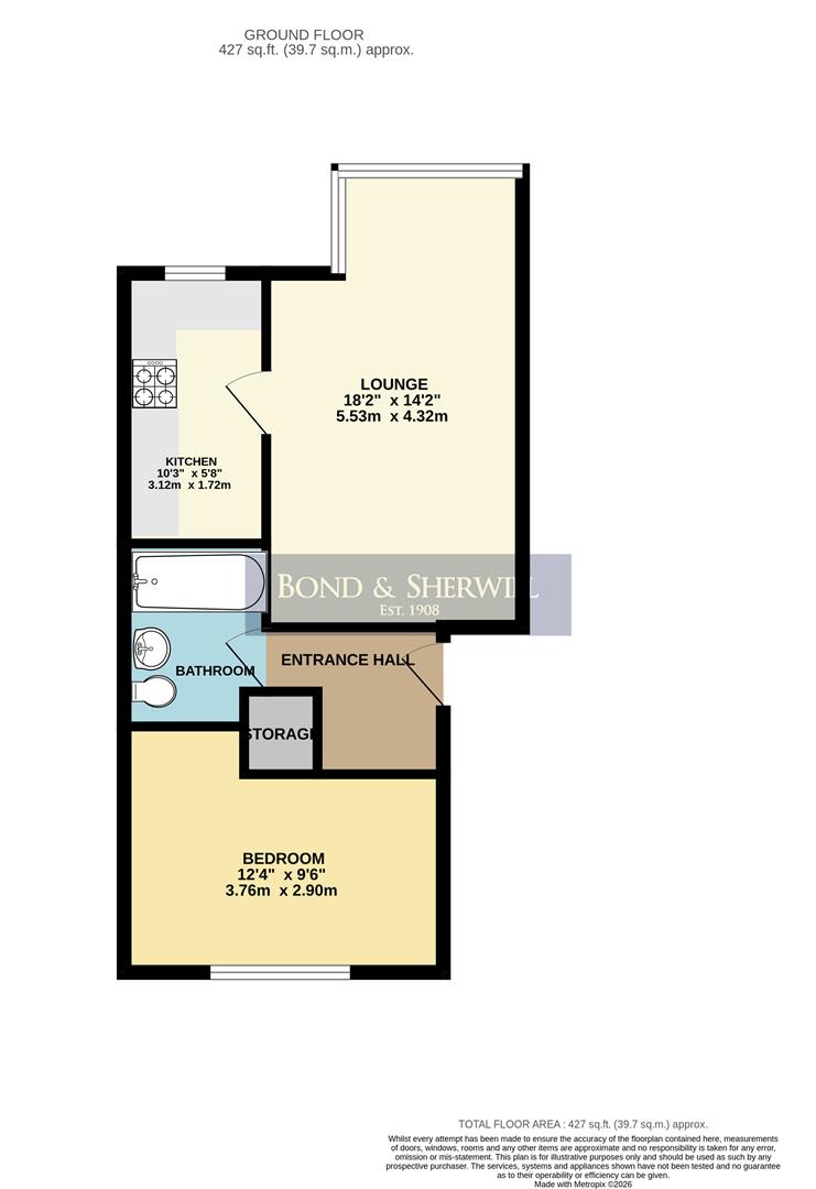 112, New Road, Surrey floorplan