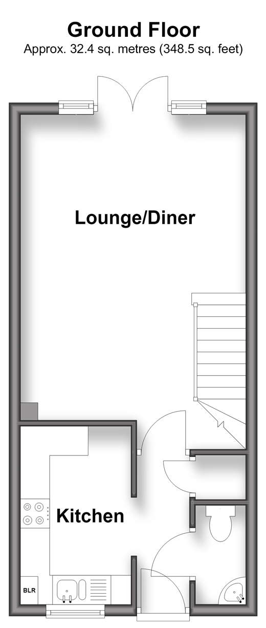 Colemans Close, Ashford floorplan