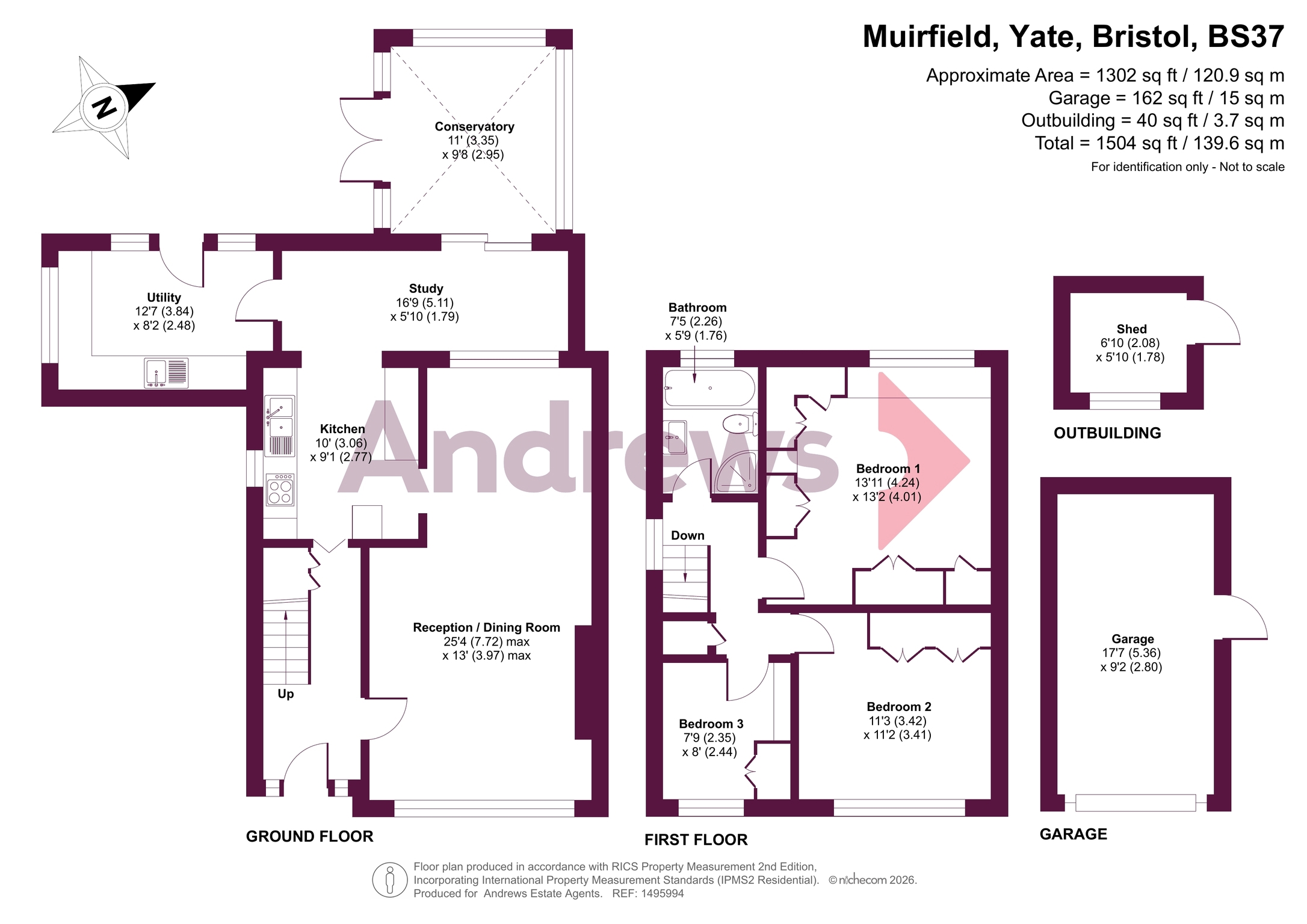 1, Muirfield, Bristol floorplan