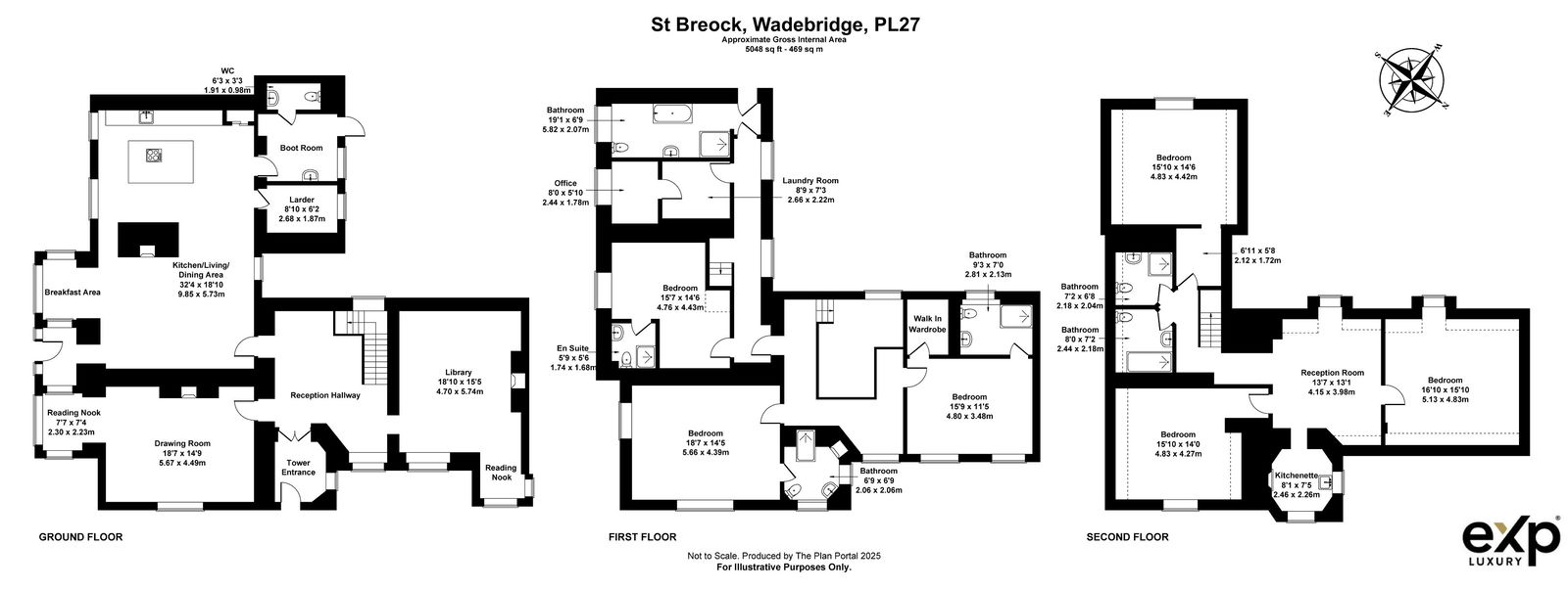 The Crag, Wadebridge floorplan