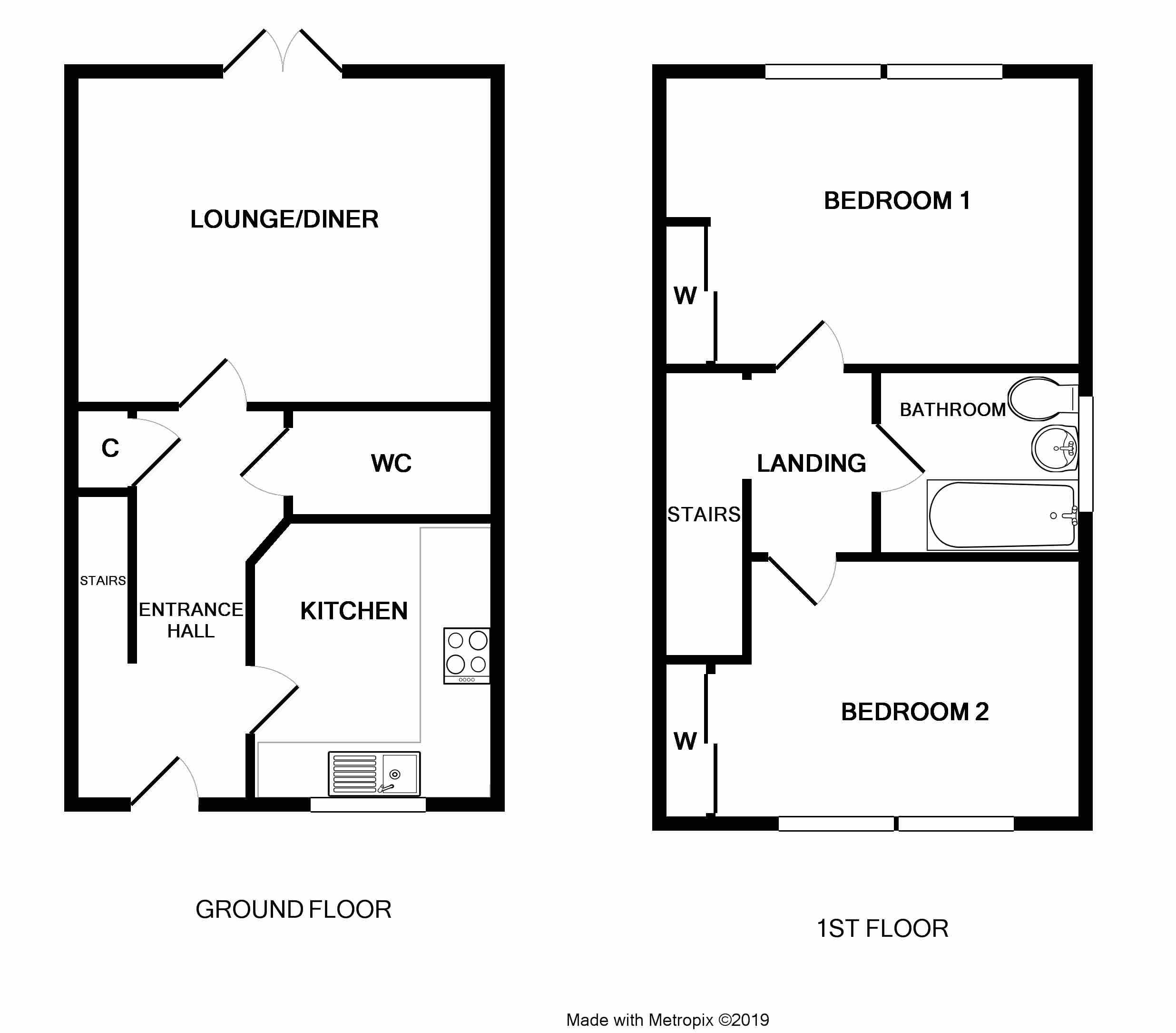 2 Bedrooms Terraced house for sale in 16 Arrow Crescent, Musselburgh EH21