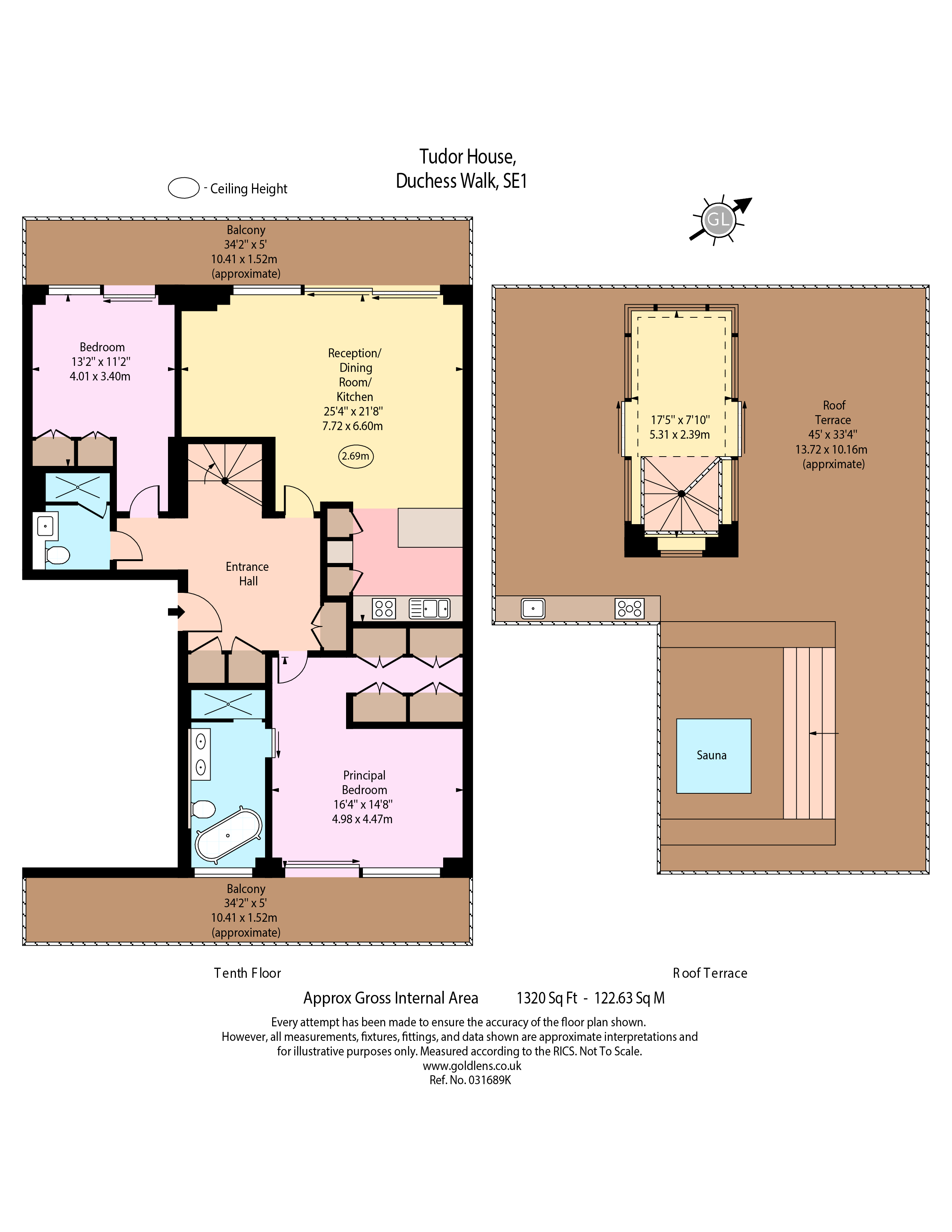 Duchess Walk, London floorplan