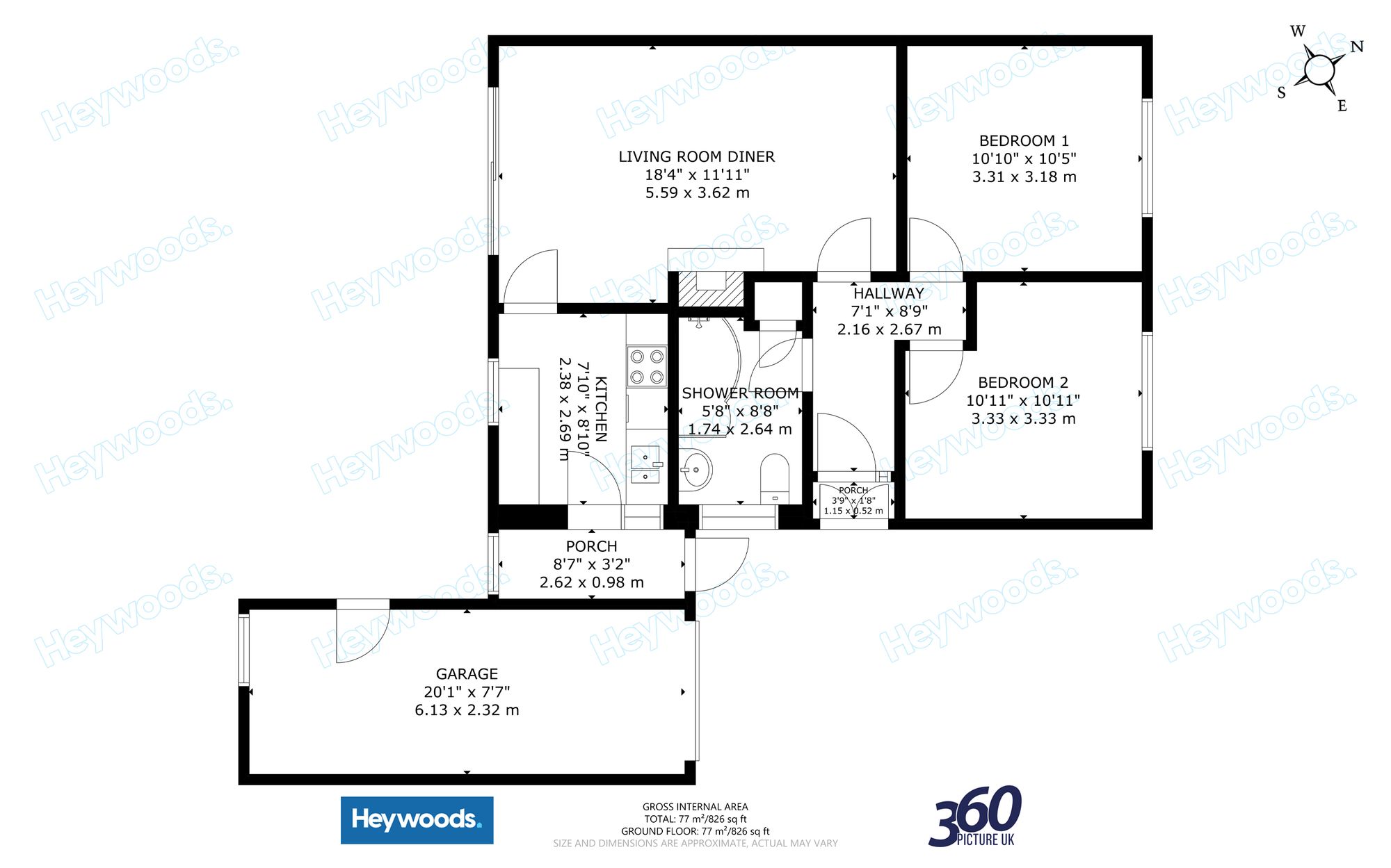 13 The Bridle Path, Madeley floorplan