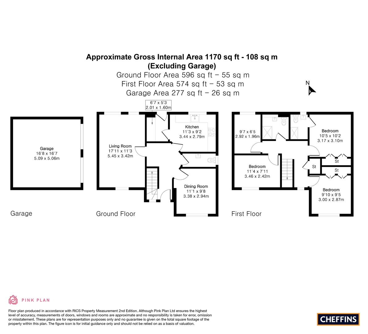 23, Williams Close, Ely floorplan