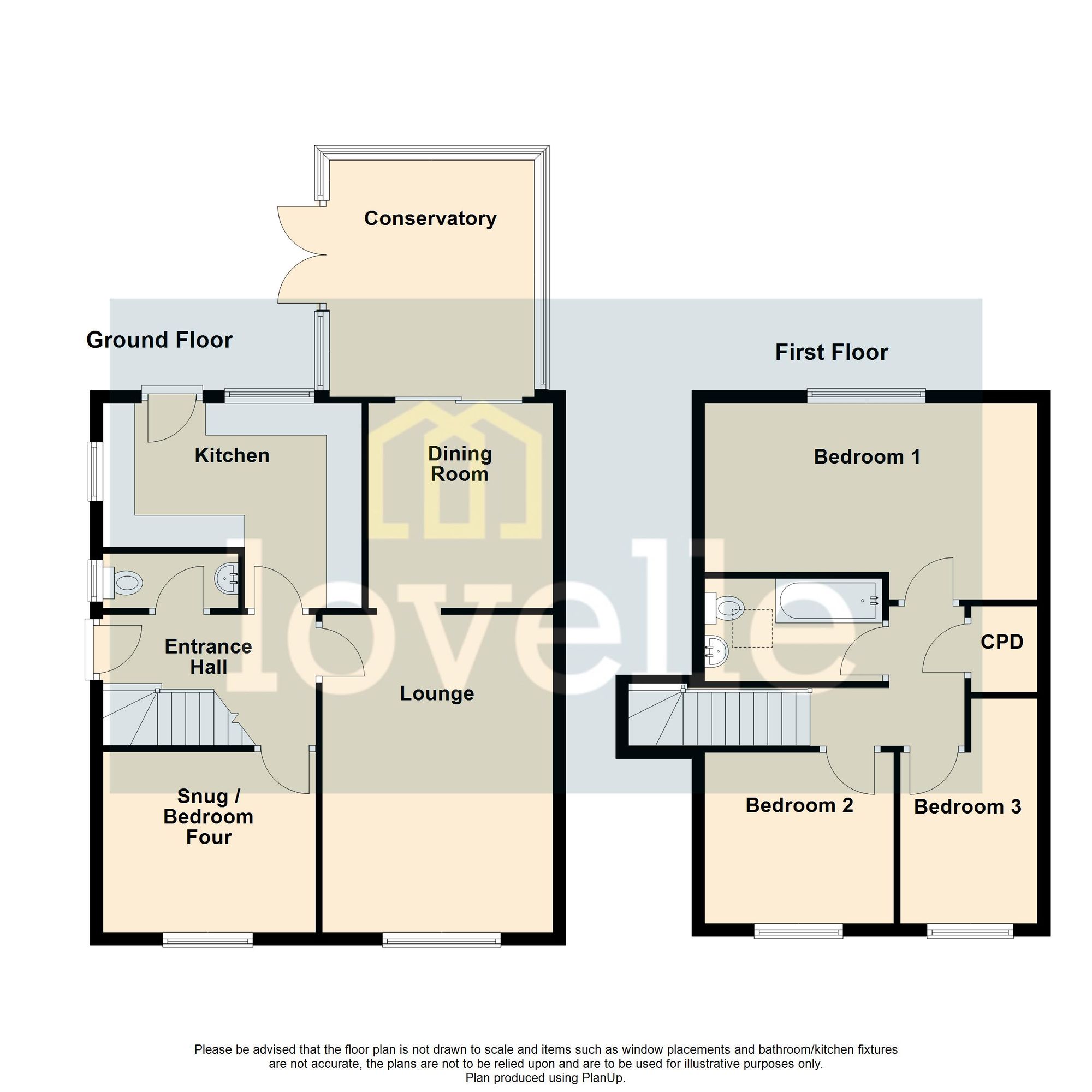 56 Tudor Drive, Louth floorplan