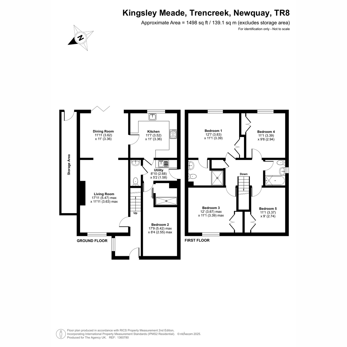 19 Kingsley Meade, Trencreek, Newquay floorplan
