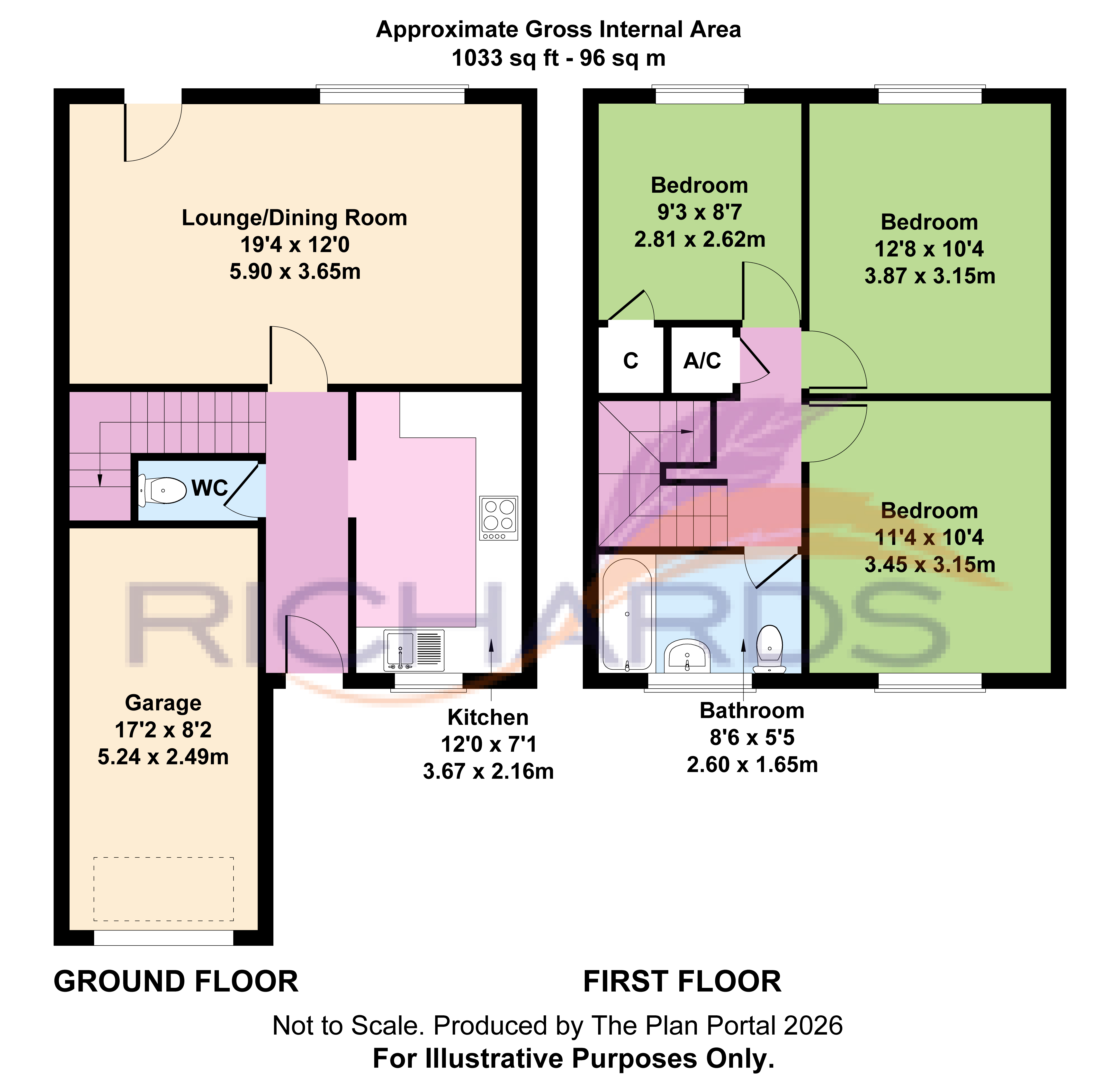 Warland Way, Wimborne floorplan