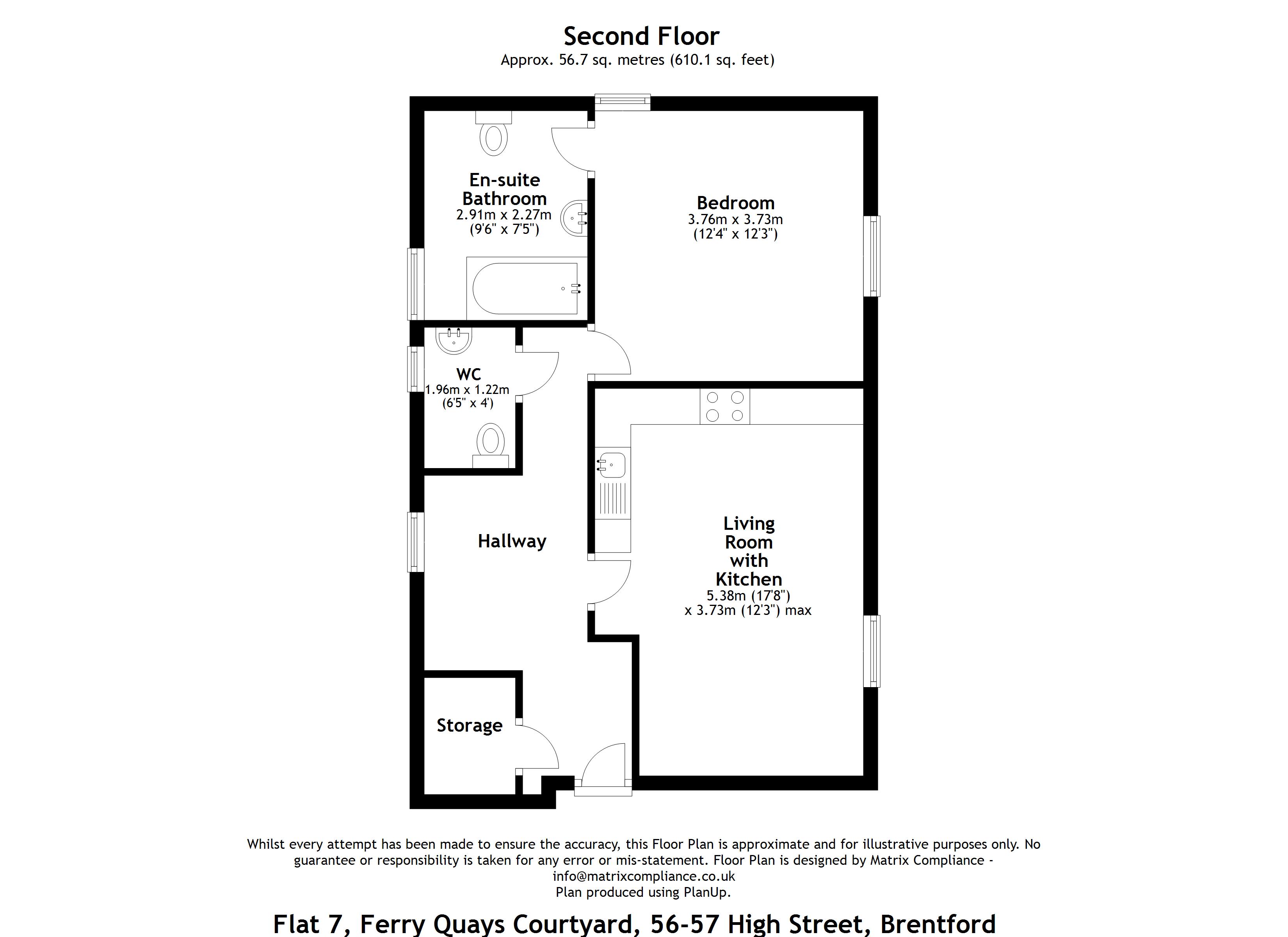 Ferry Quays Court Yard, High Street, Brentford floorplan