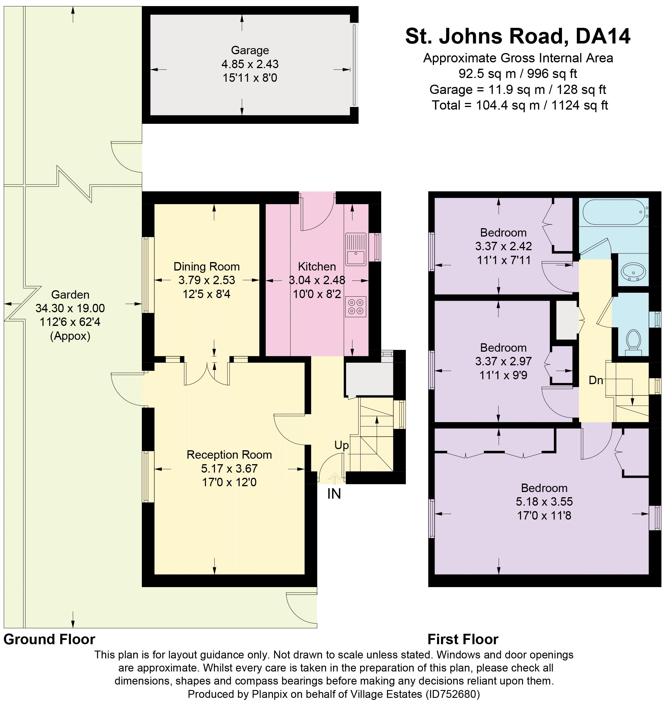 St. Johns Road, Sidcup DA14, 3 bedroom detached house for sale
