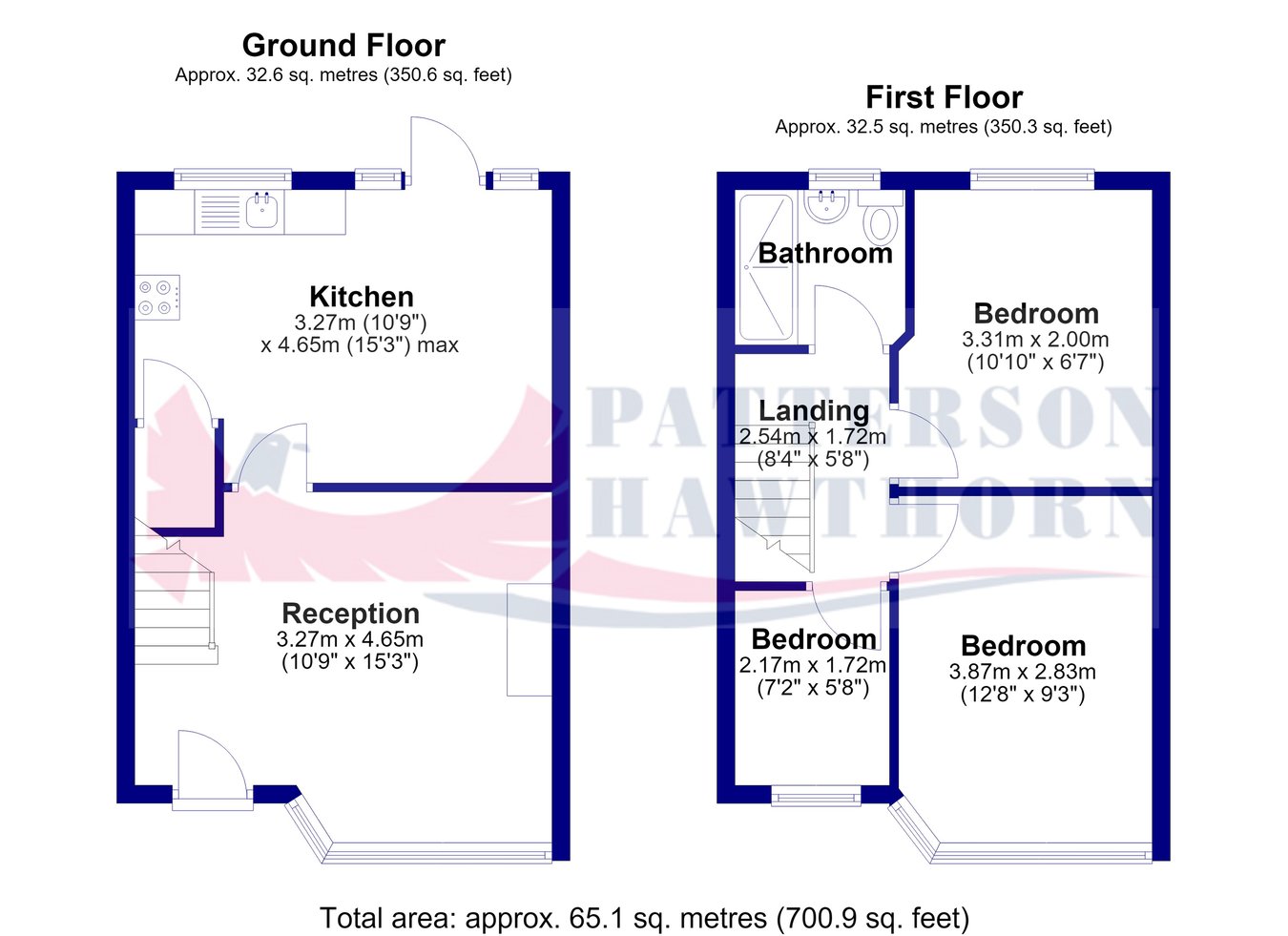20, Waverley Road, Rainham floorplan