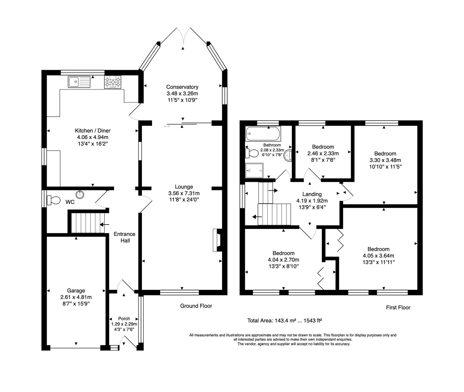 43, Hungarton Drive, Leicester floorplan