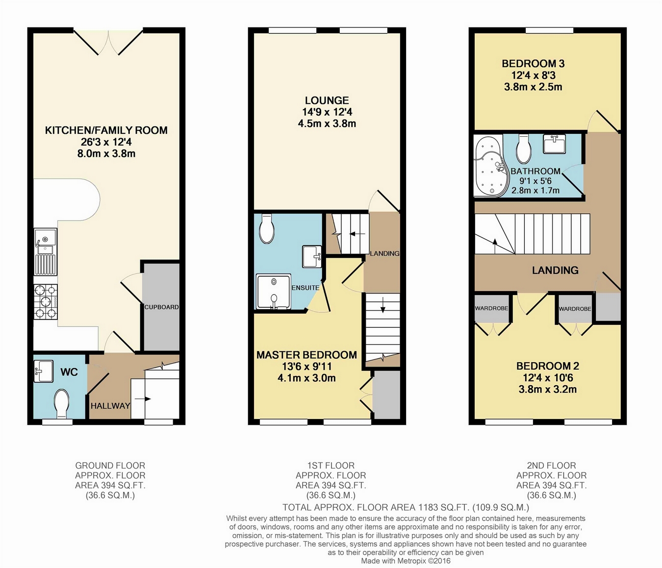 3 Bedrooms Town house for sale in Mercury Place, Heybridge, Maldon, Essex CM9