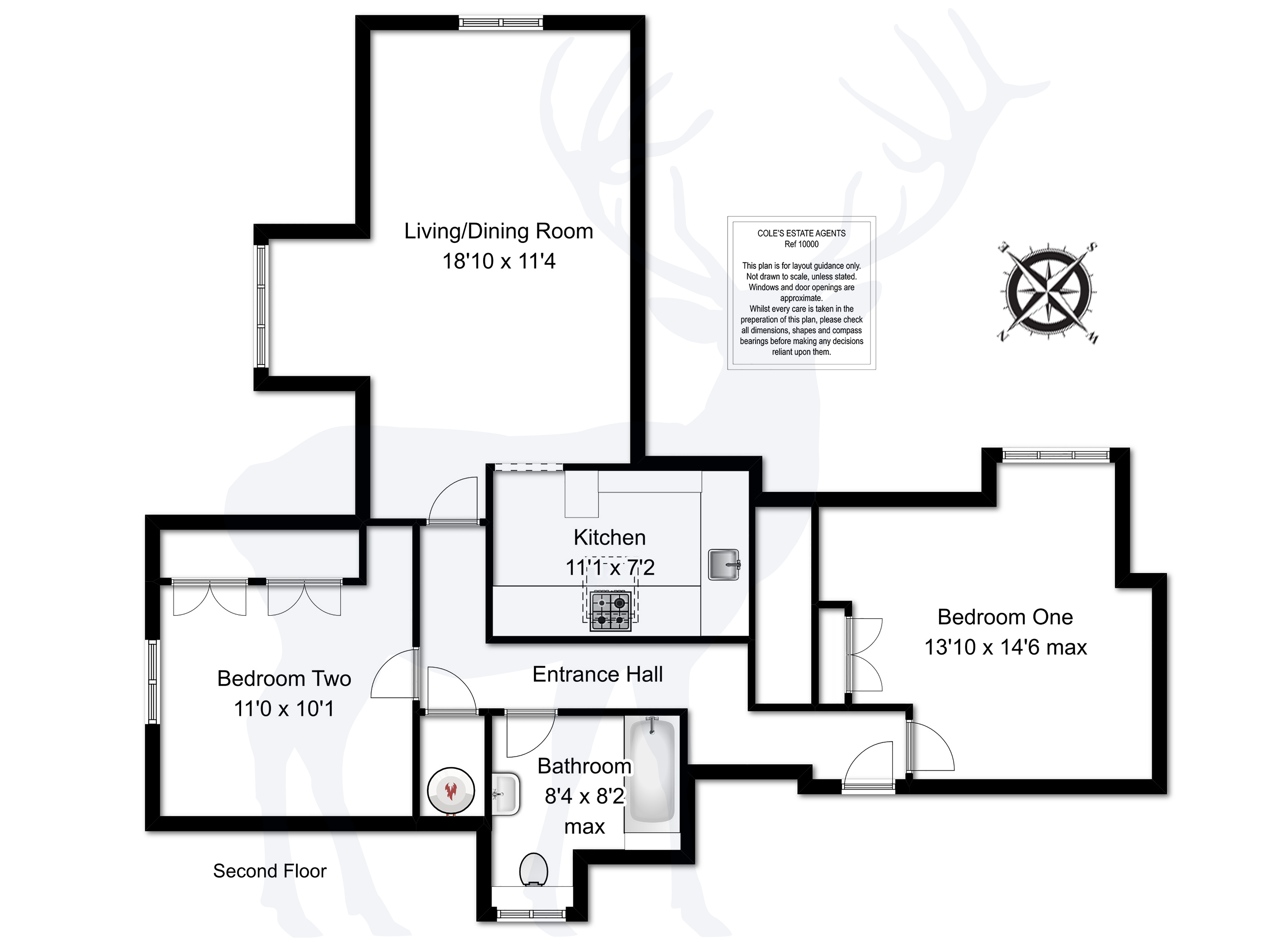 2 Bedrooms Flat to rent in Coombe Hall Park, East Grinstead RH19