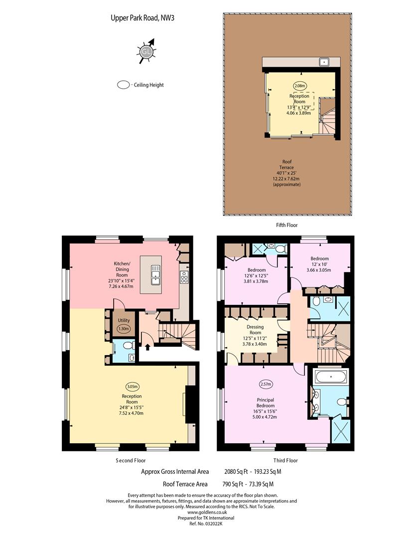 Flats 4 & 5, 3, Upper Park Road, Belsize Park floorplan