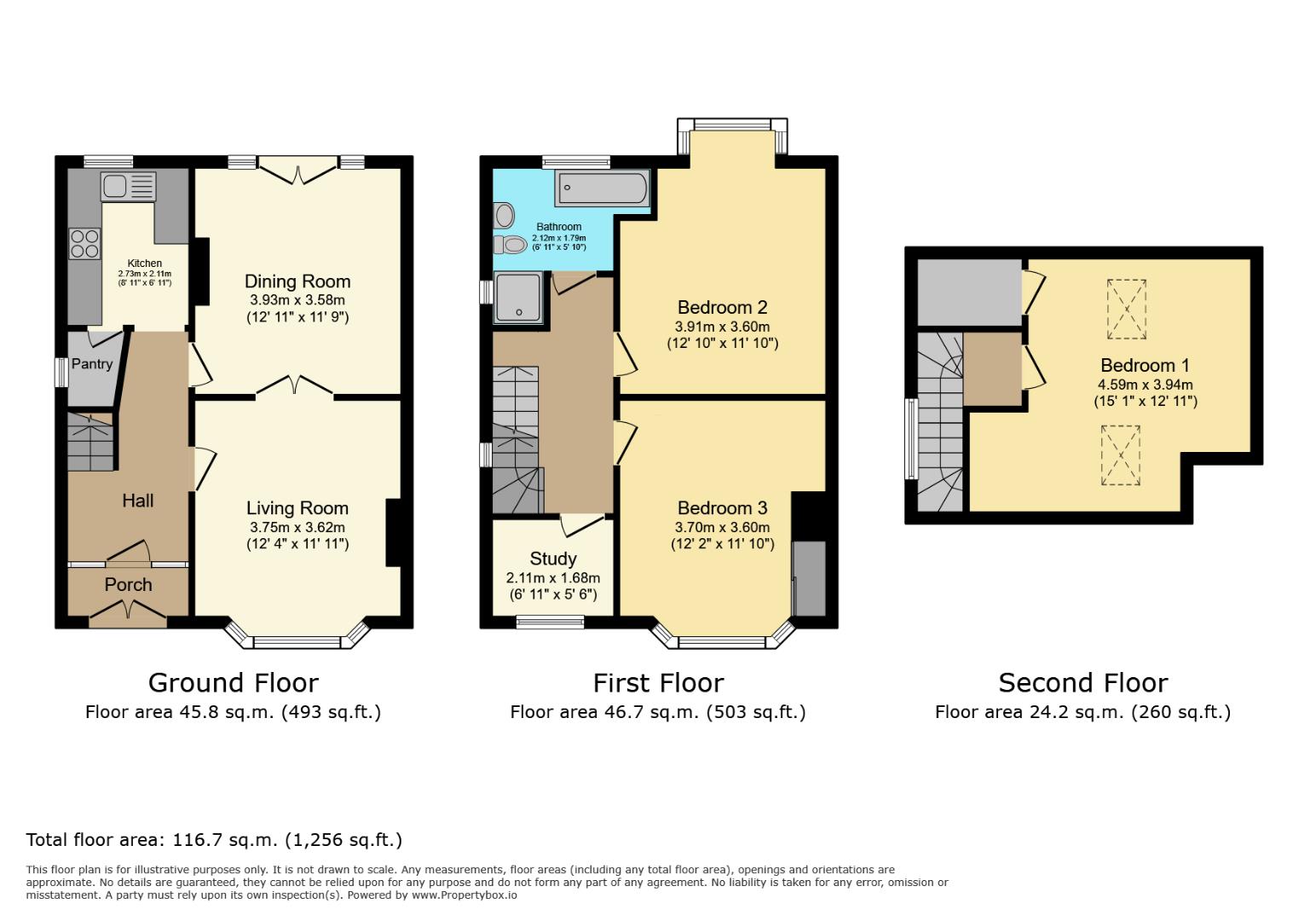 5, Norton Lane, Sheffield floorplan