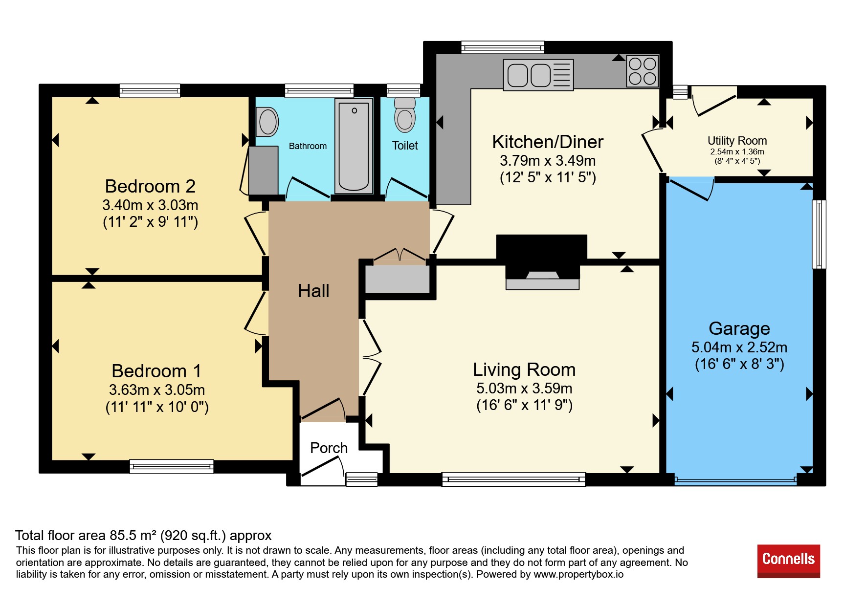 2, Northcote, Bedford floorplan