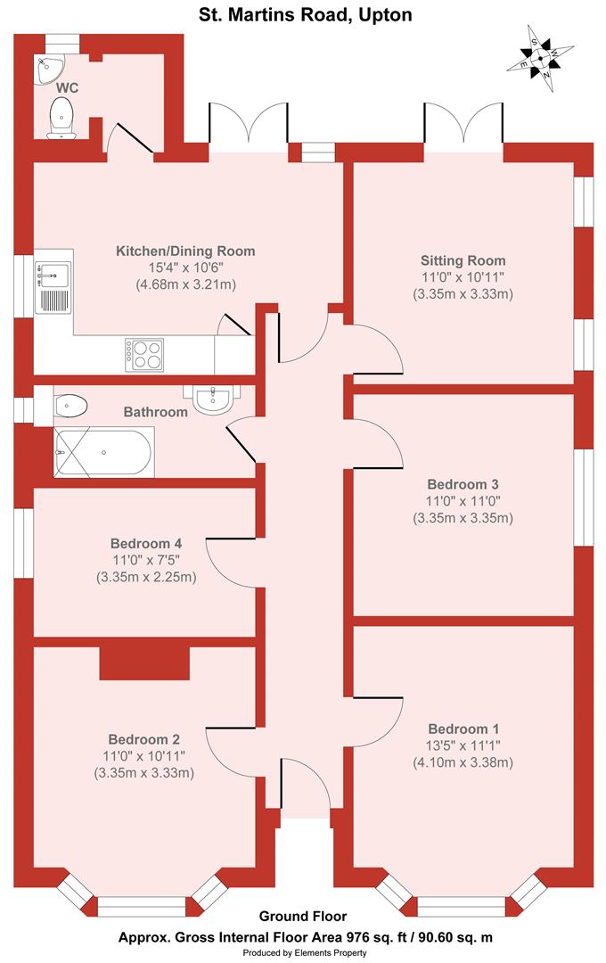 Sandy Ridge, St. Martins Road, Poole floorplan