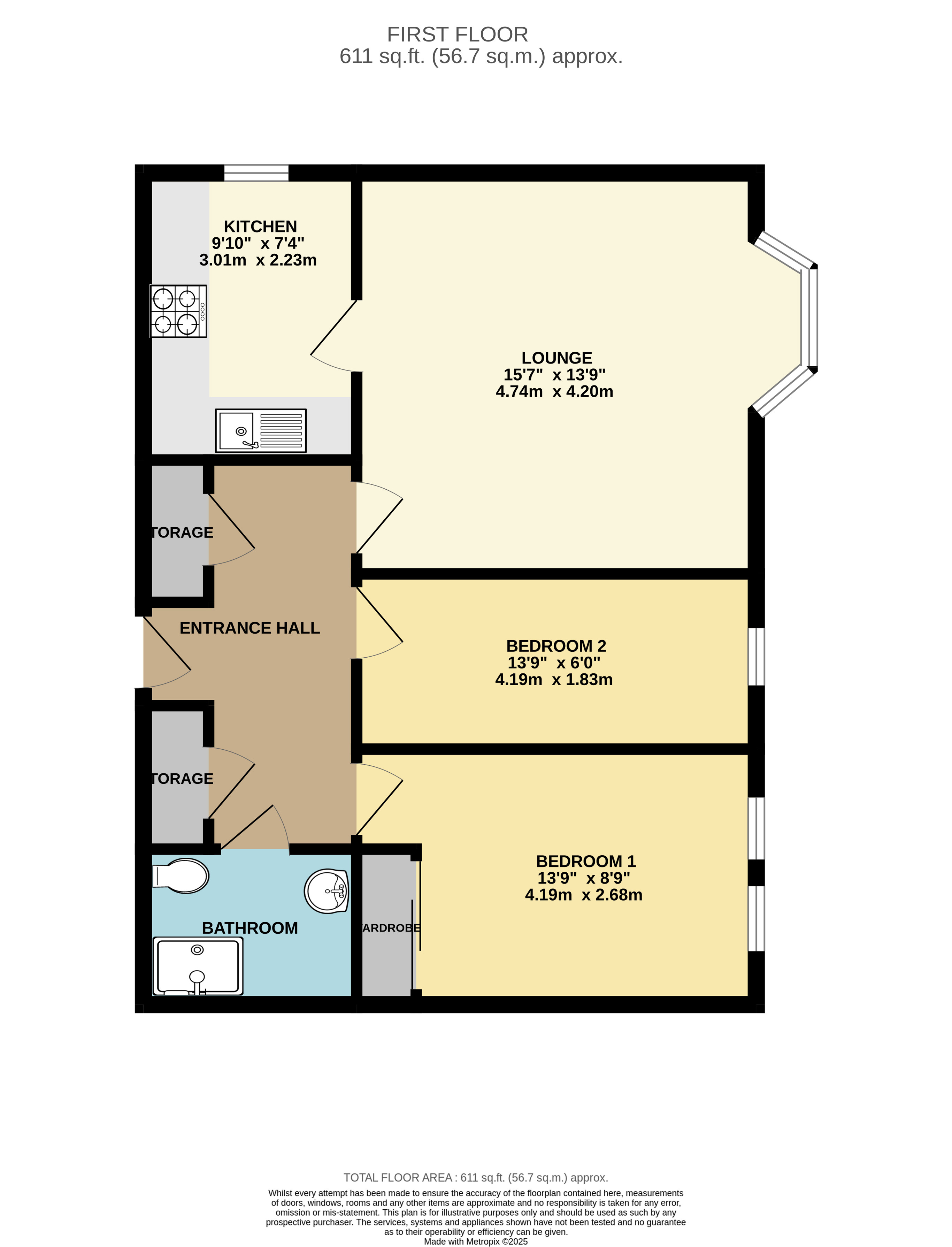 Flat 5, Whatley Court 27-29,, Whatley Road, Somerset floorplan