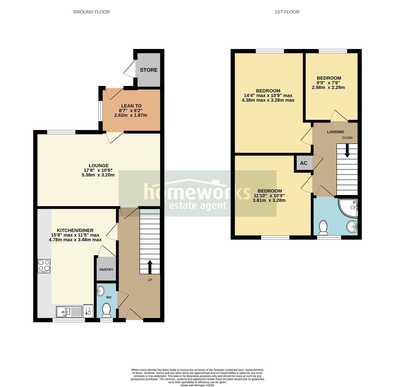 45, Girling Road, Dereham floorplan