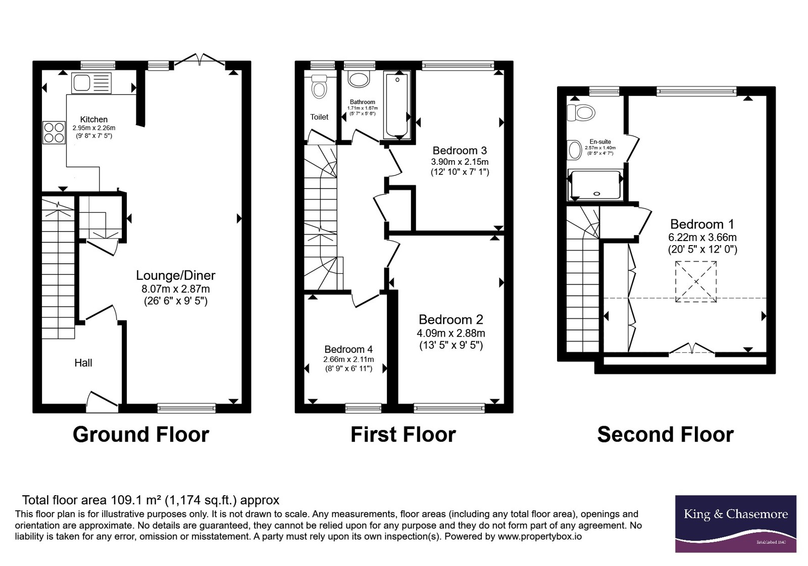 95, Blenheim Road, West Sussex floorplan