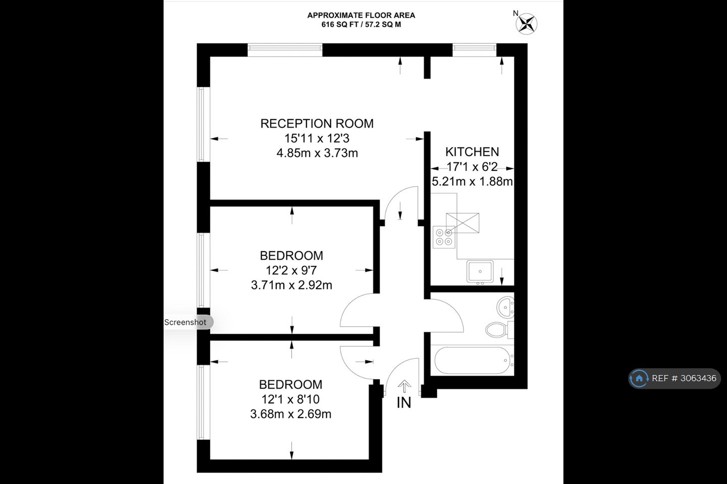 Millennium Place, Bethnal Green, London floorplan