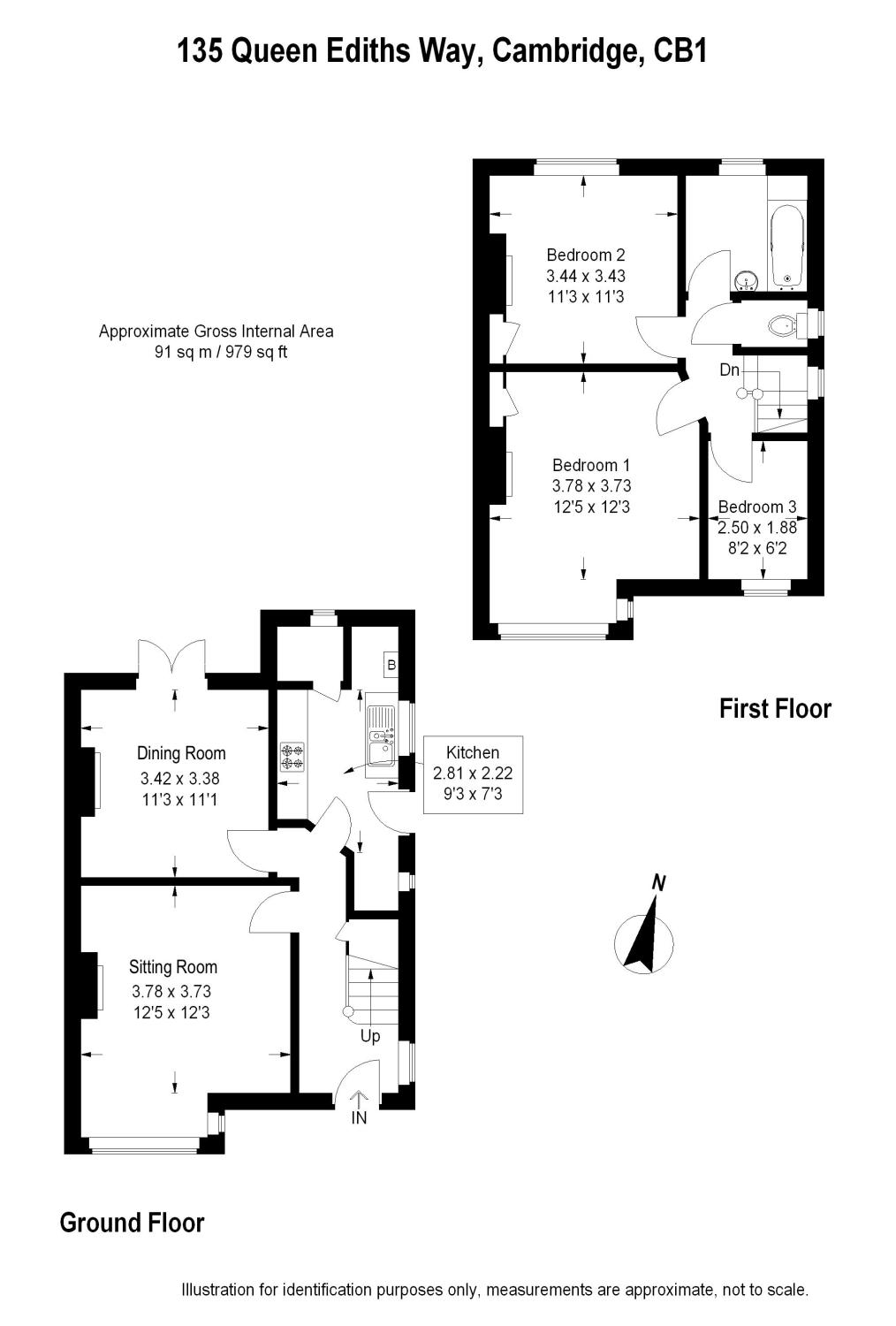 135, Queen Ediths Way, Cambridge floorplan
