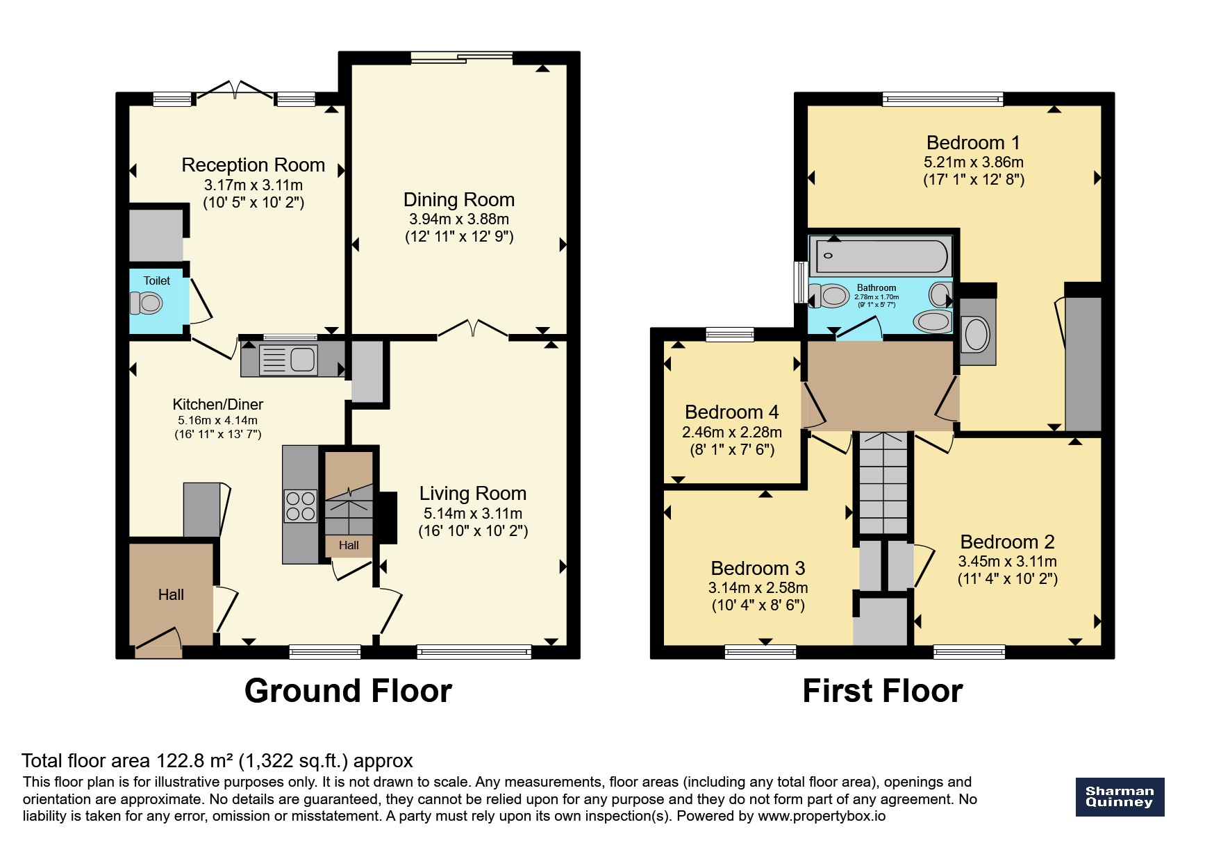47, Leete Road, Cambridge floorplan