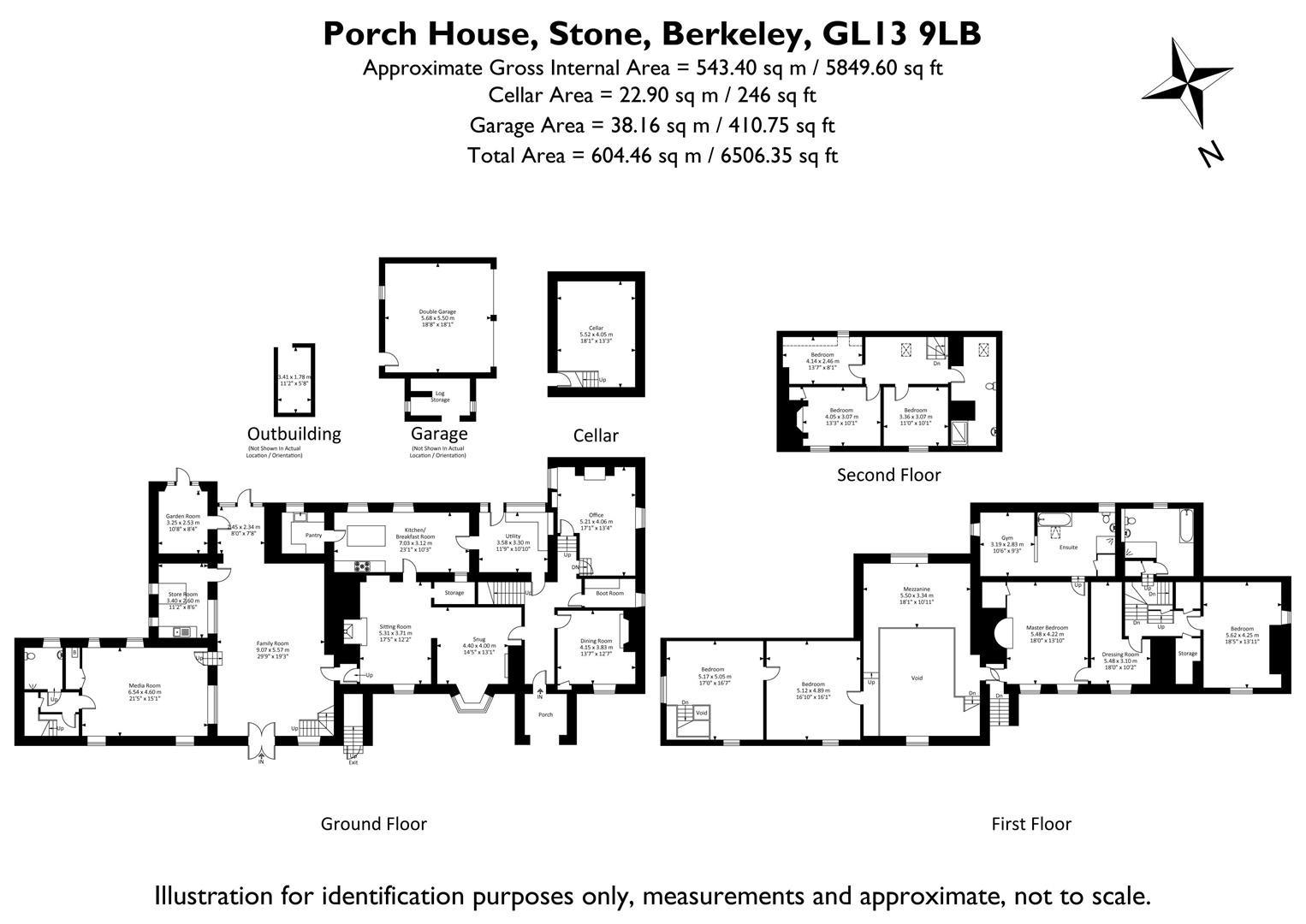 Porch House, The Green, Stone Berkeley floorplan