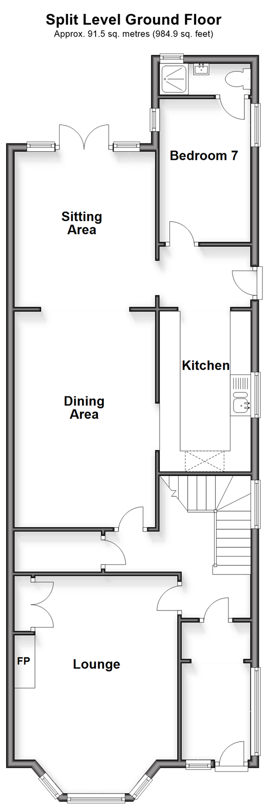 Leed Street, Sandown floorplan