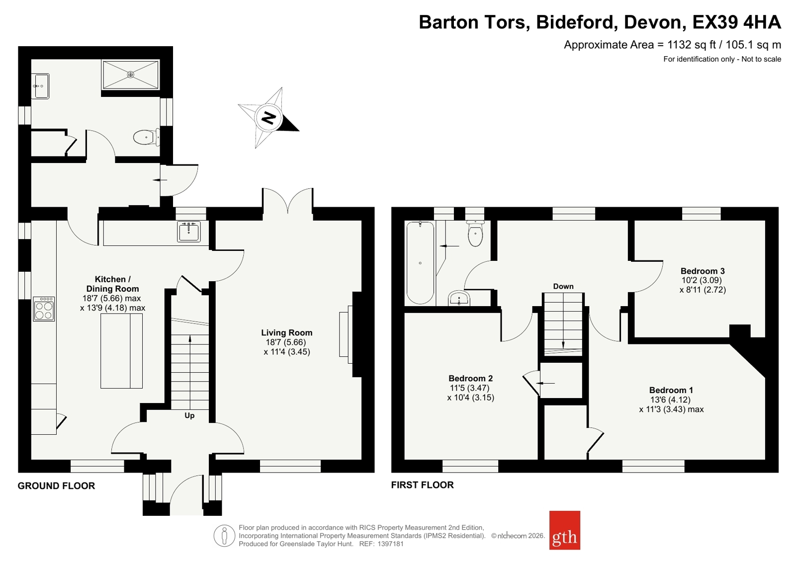 84, Barton Tors, Devon floorplan