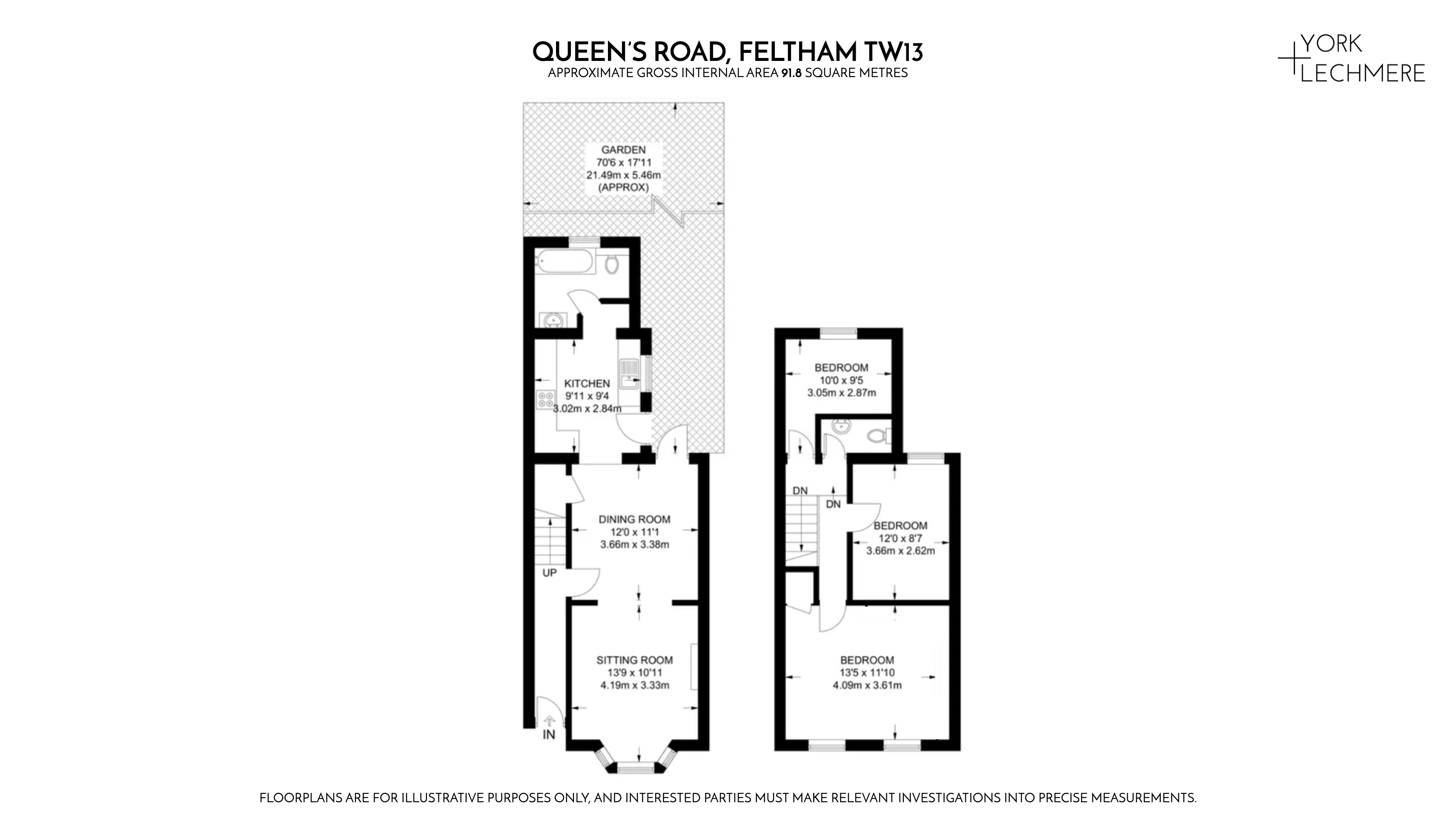 Queens Road, Feltham floorplan