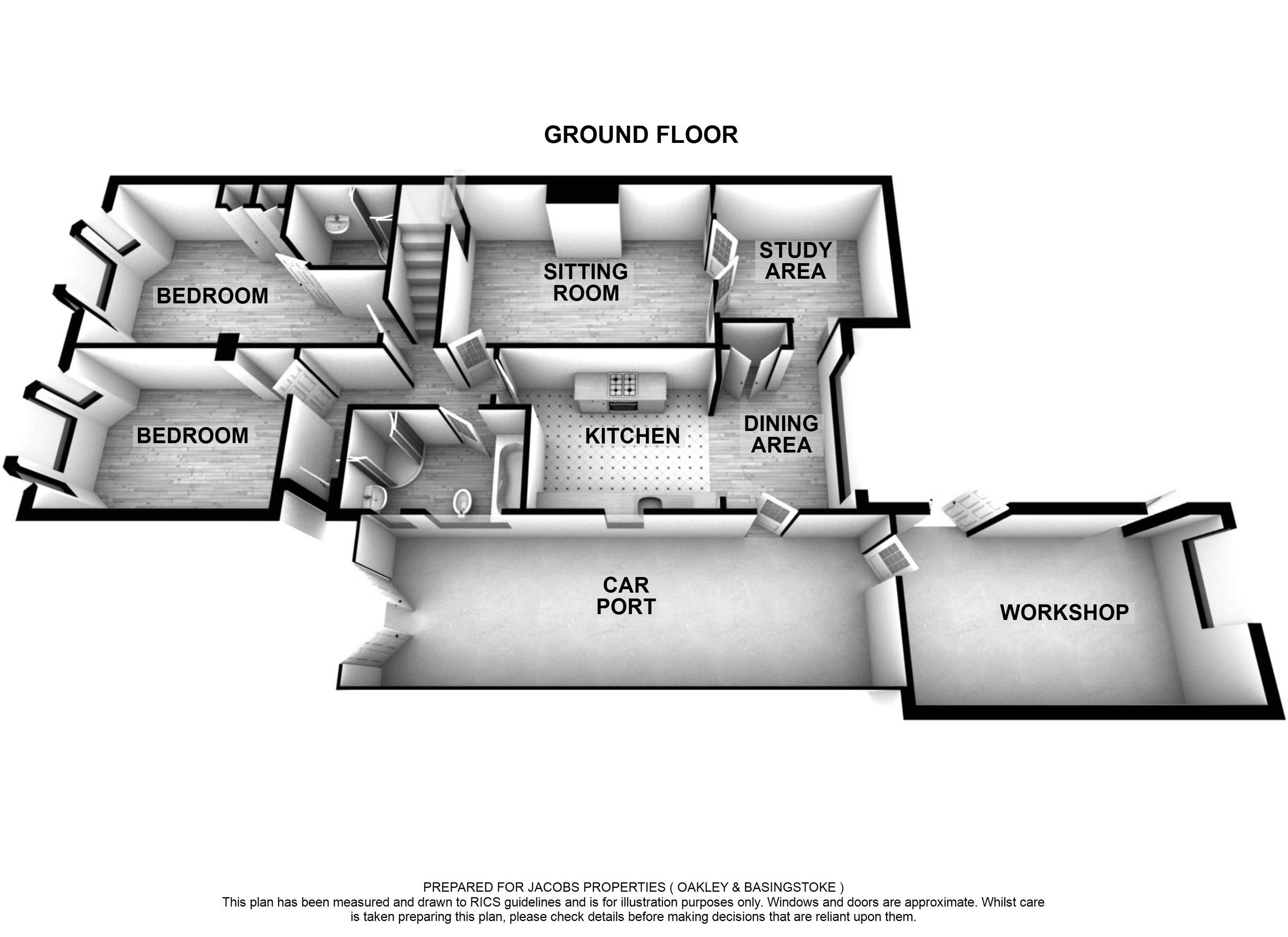 Woodroffe Drive, Basingstoke, Hampshire RG22, 3 bedroom bungalow for