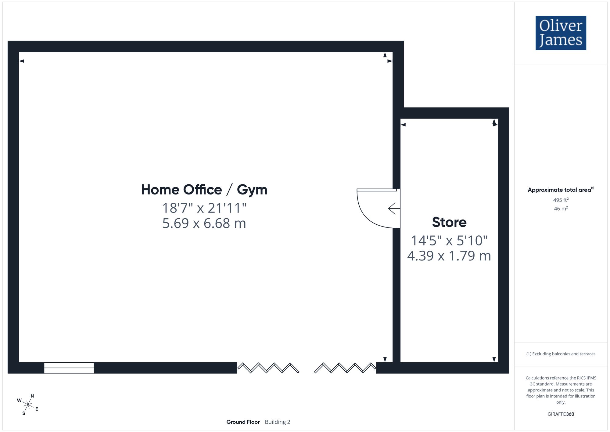 Orchard Cottage, Huntingdon floorplan