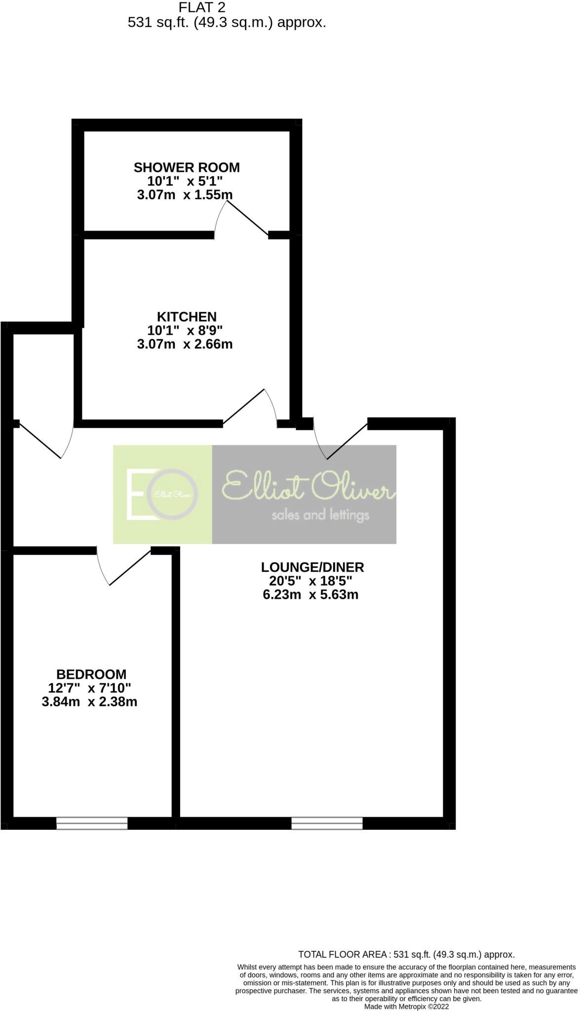 111, Westgate Street, Gloucester floorplan