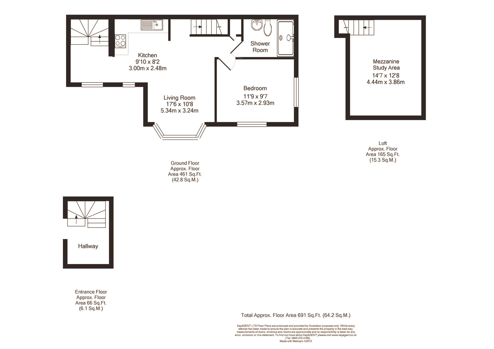 1 Bedrooms Flat to rent in Bowness Avenue, Headington, Oxford OX3