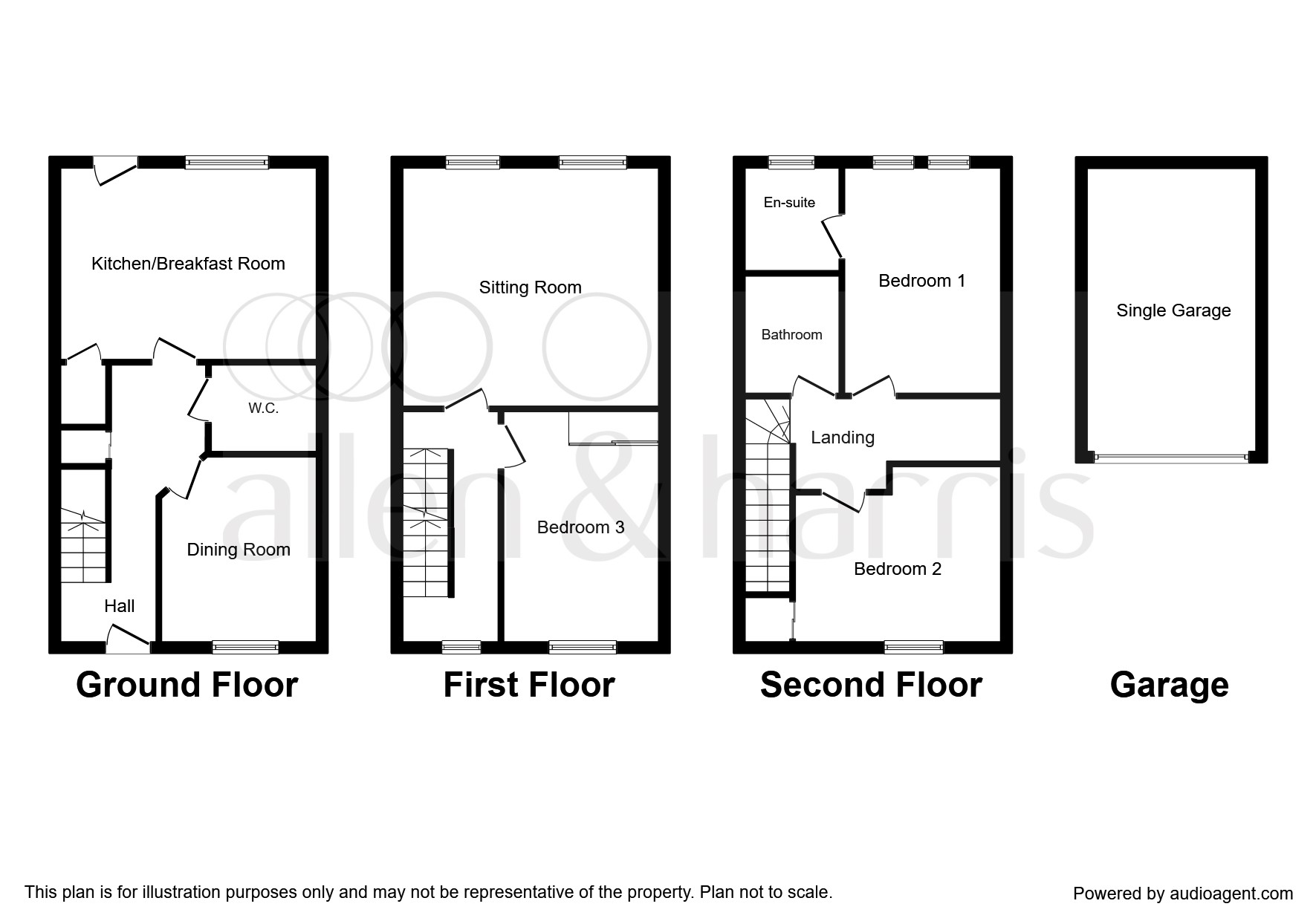 3 Bedrooms Terraced house for sale in Rigel Close, Swindon SN25