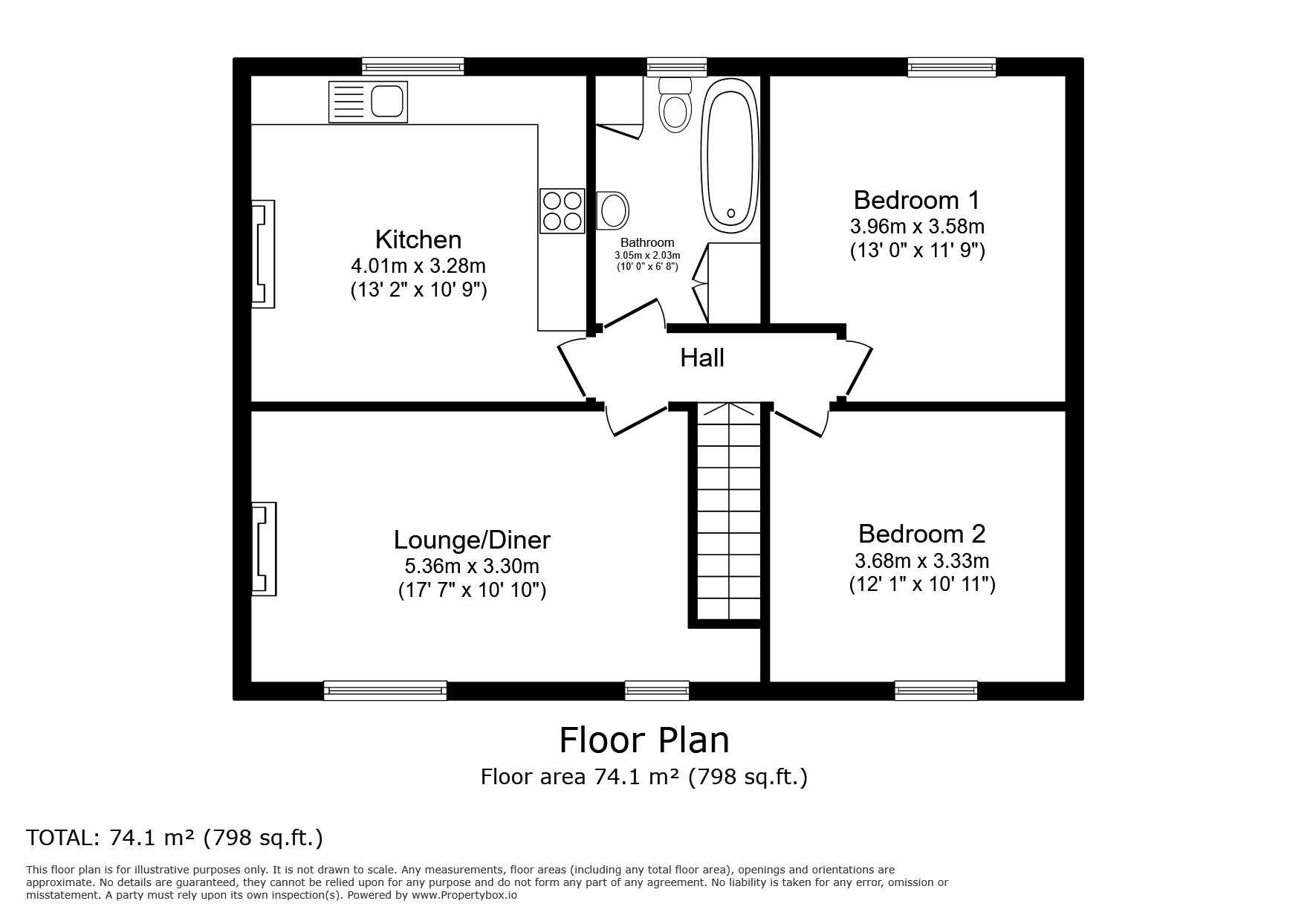 47B,, Rosebery Road, Devon floorplan