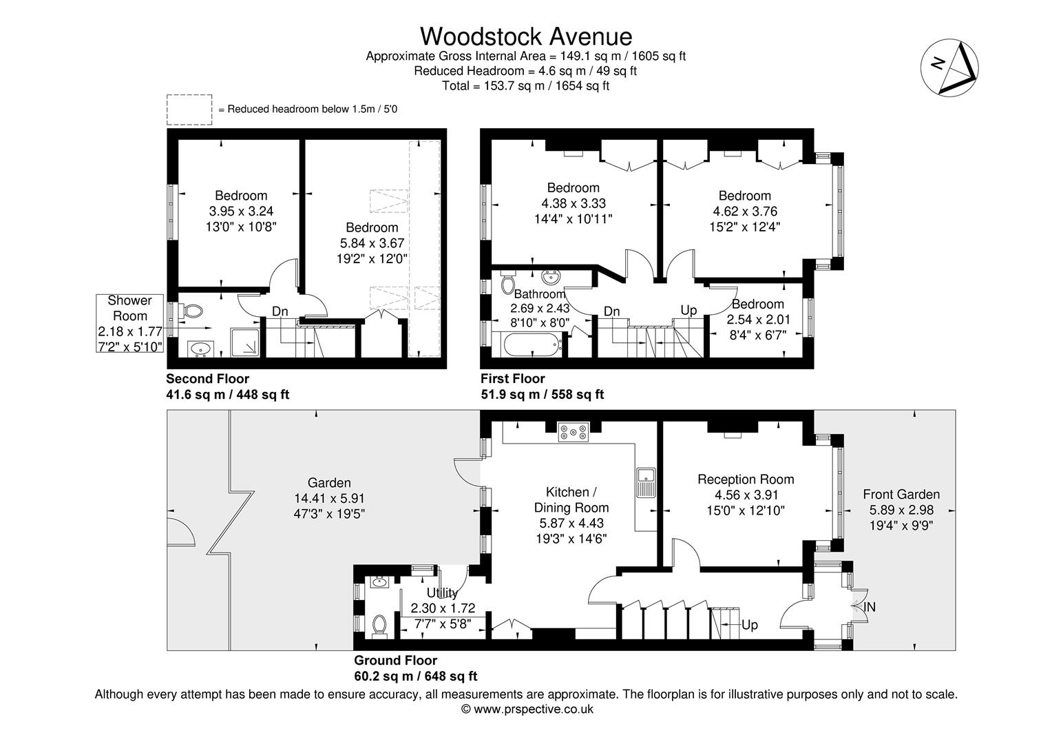 4, Woodstock Avenue, London floorplan