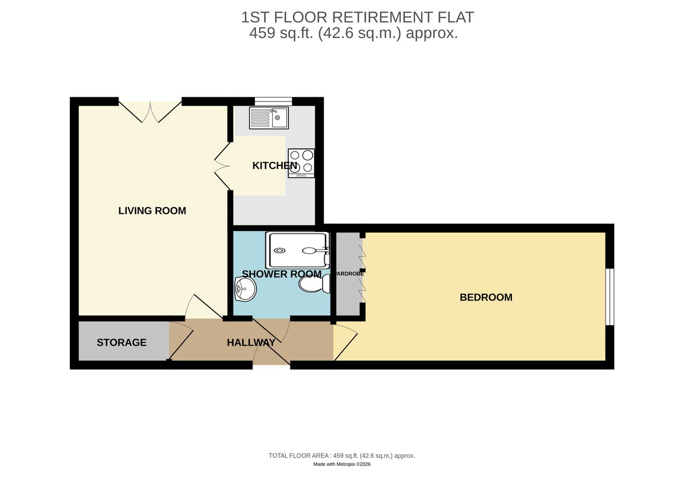 King Georges Court, King Georges Close, Rayleigh floorplan