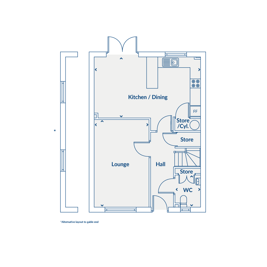 Plot 238, Off A614, Driffield floorplan