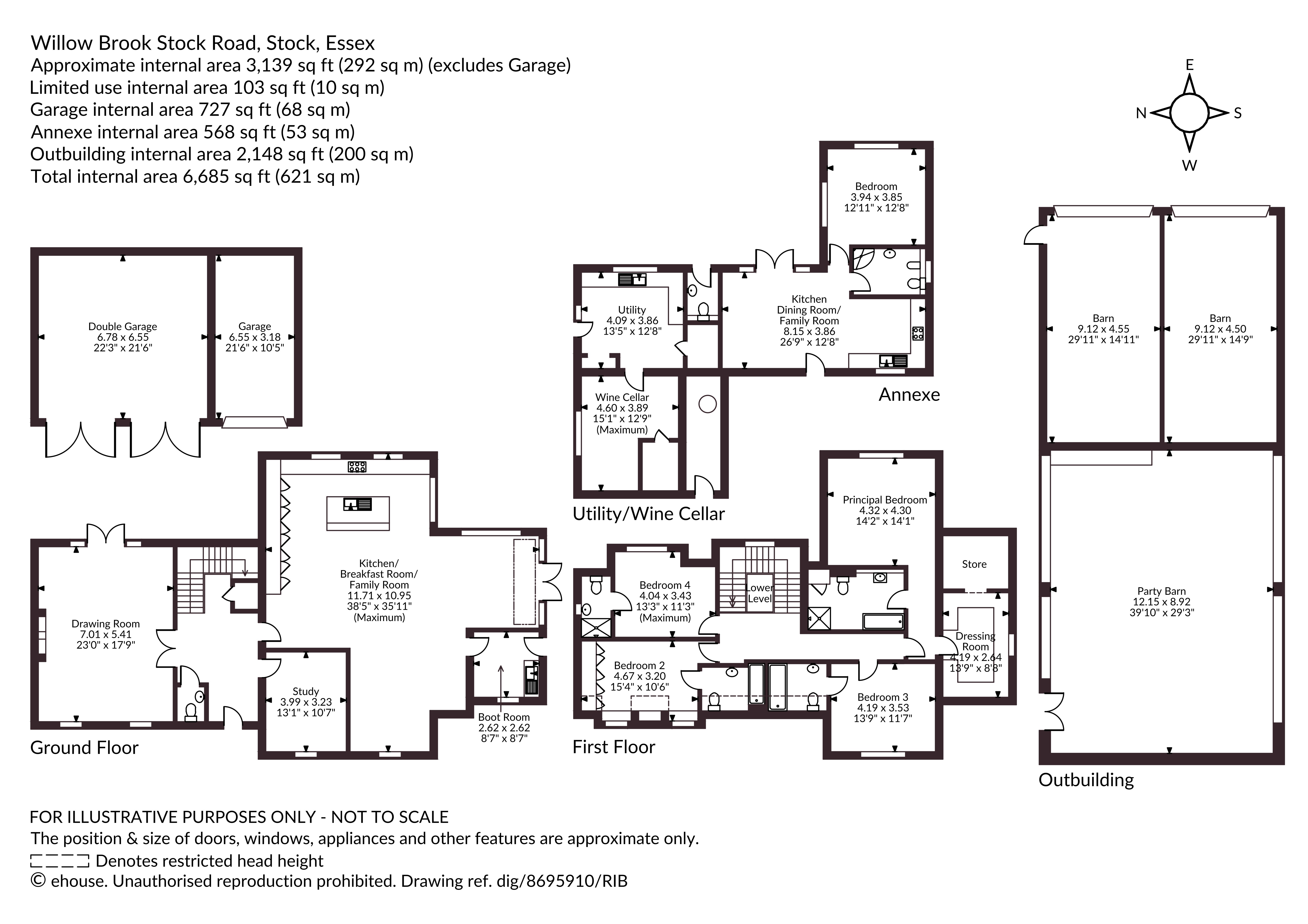 Willow Brook,, Stock Road, Ingatestone floorplan