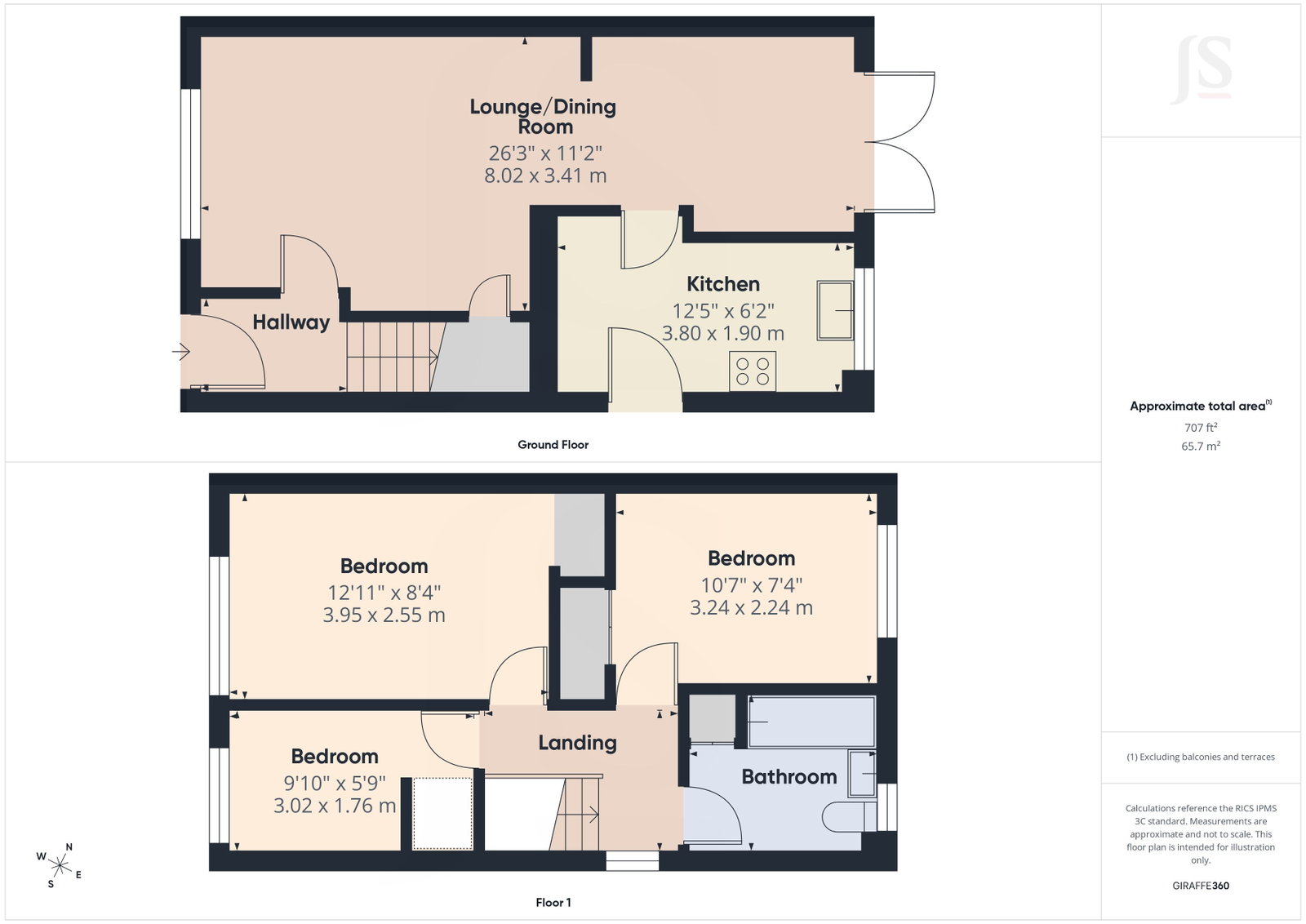 17, Scotney Close, Worthing floorplan