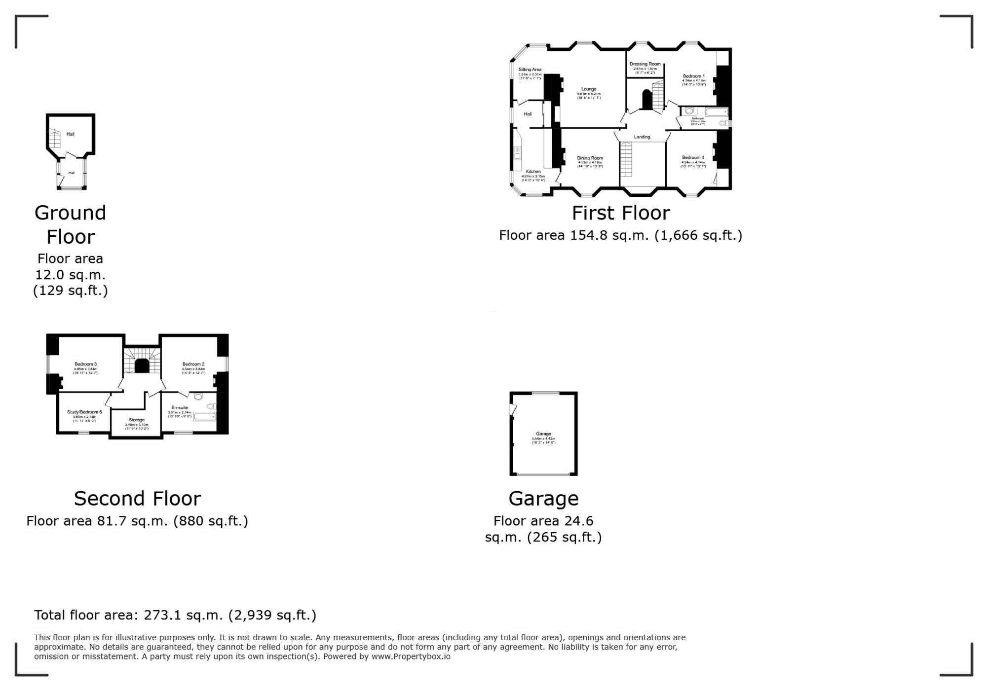 27a Albert Place, Stirling floorplan