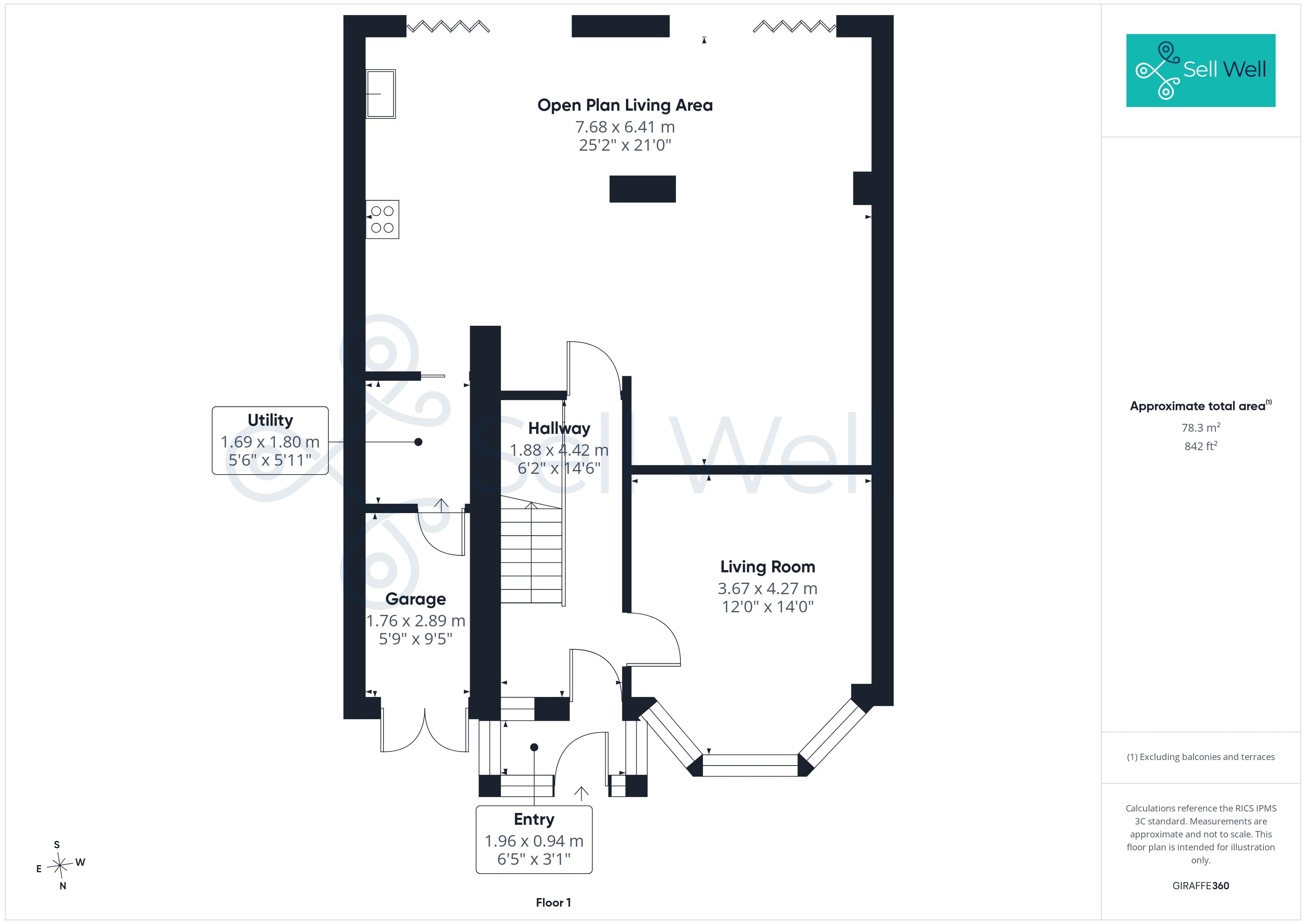 326, Worsley Road, Manchester floorplan