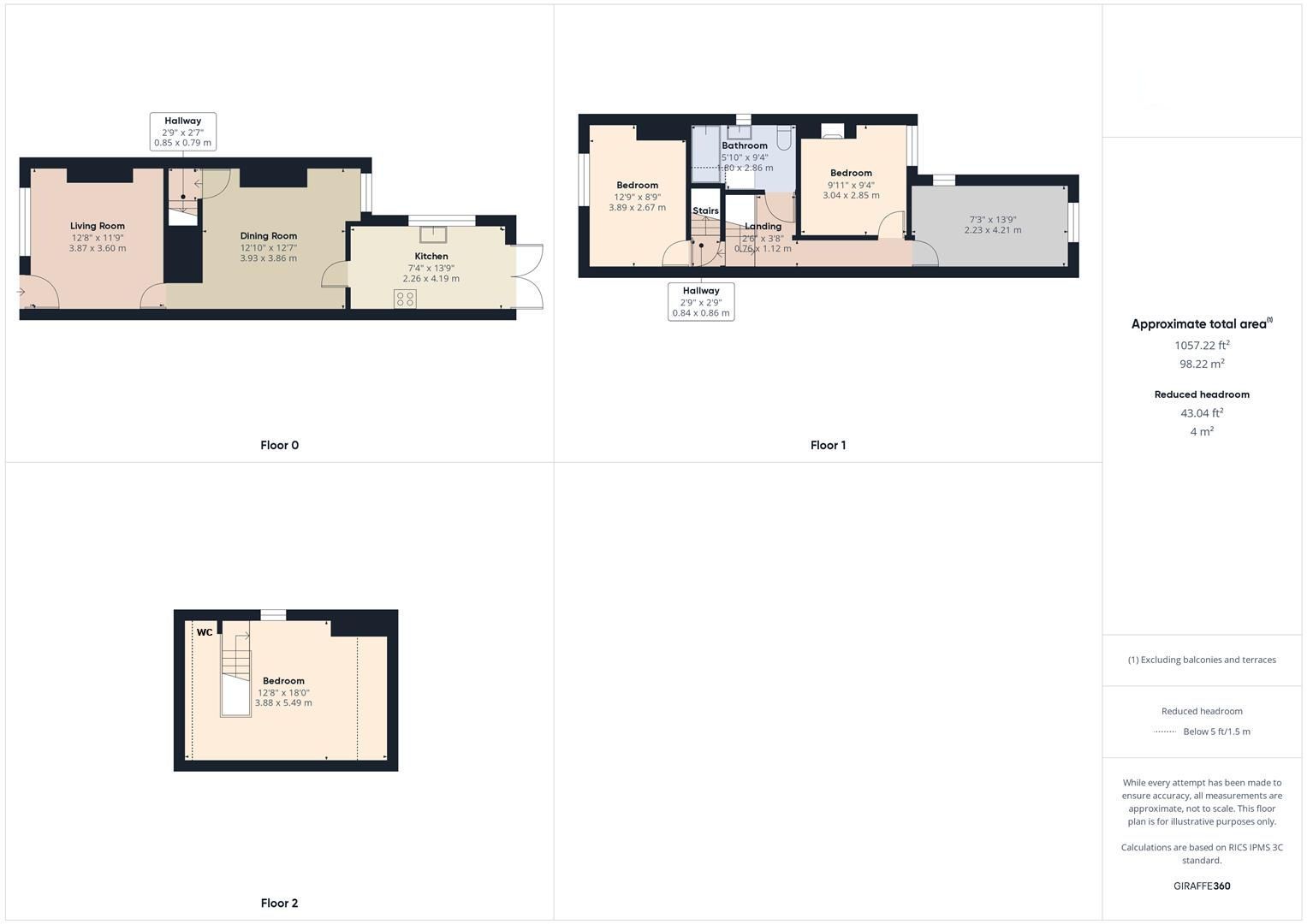 5,, Claremont Road, Stockport floorplan