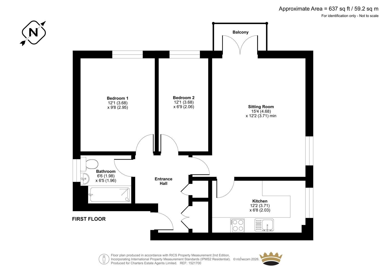 33, Hillcrest, Farnham floorplan